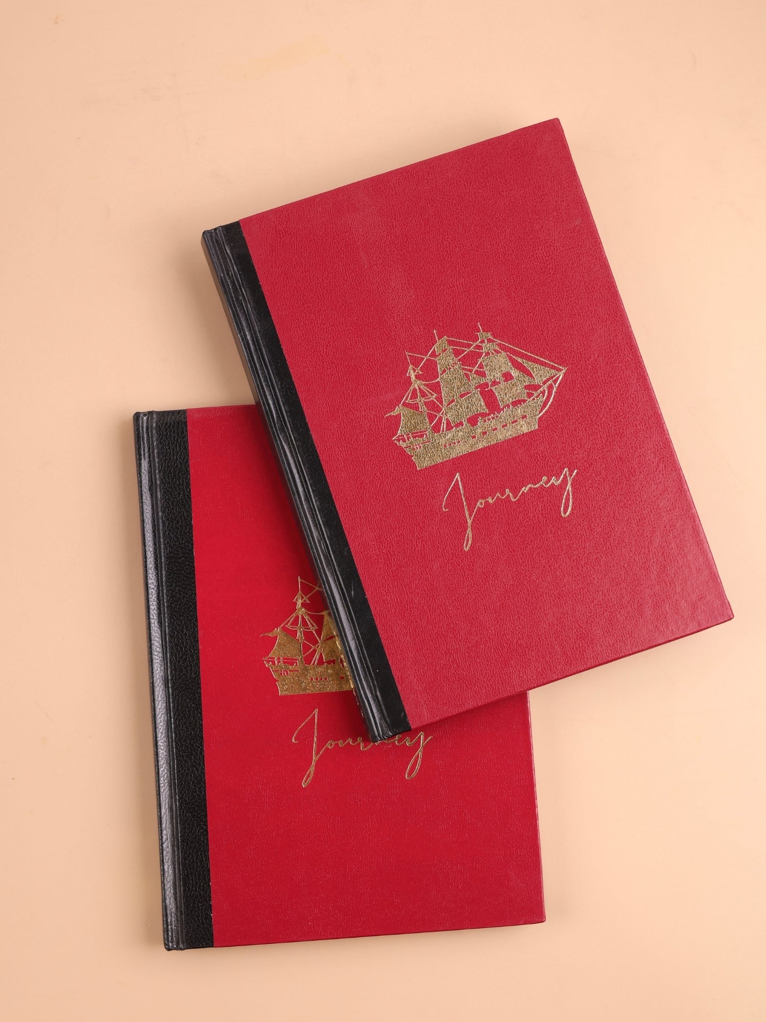 Textured Finish Notebook | Hard Cover | PVC Finish | 192 Pages | A5 & B5 | Pack of 2