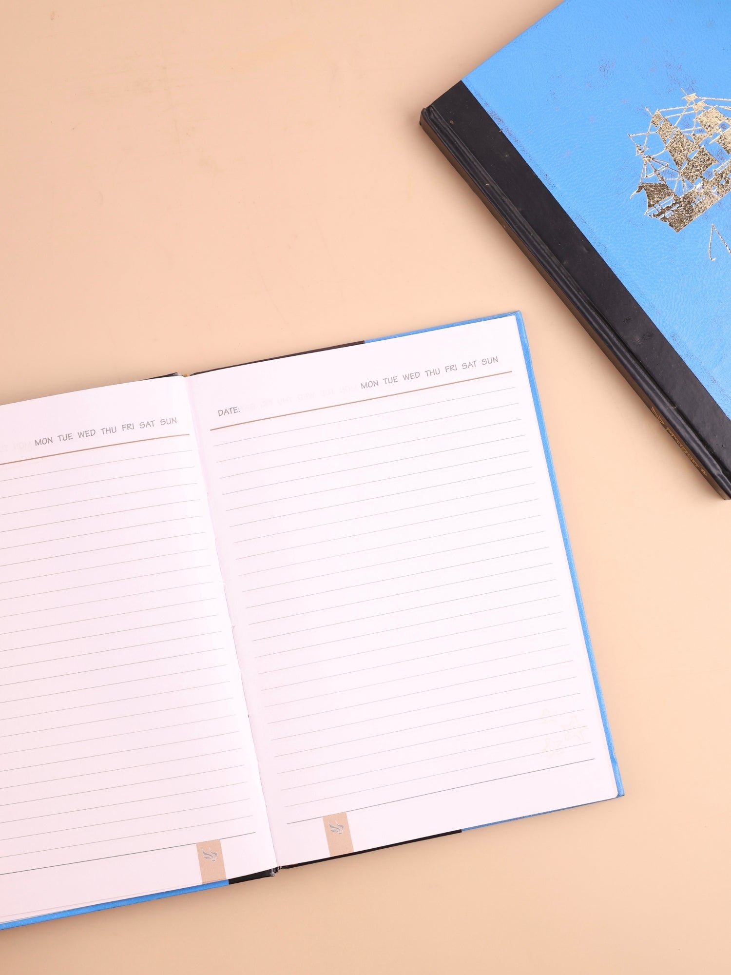 Textured Finish Notebook | Hard Cover | PVC Finish | 192 Pages | A5 & B5 | Pack of 2
