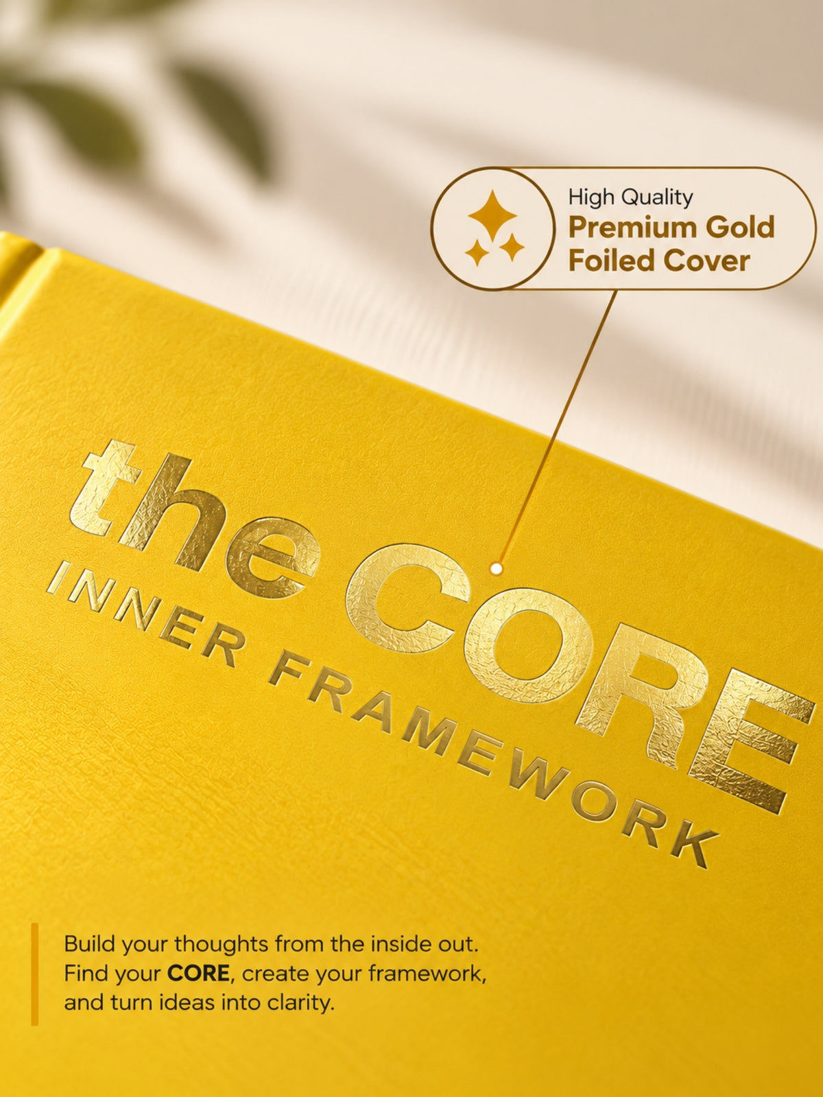 Core Series A4 Unruled Hardbound Notebook | 192 Pages | 70 GSM Paper