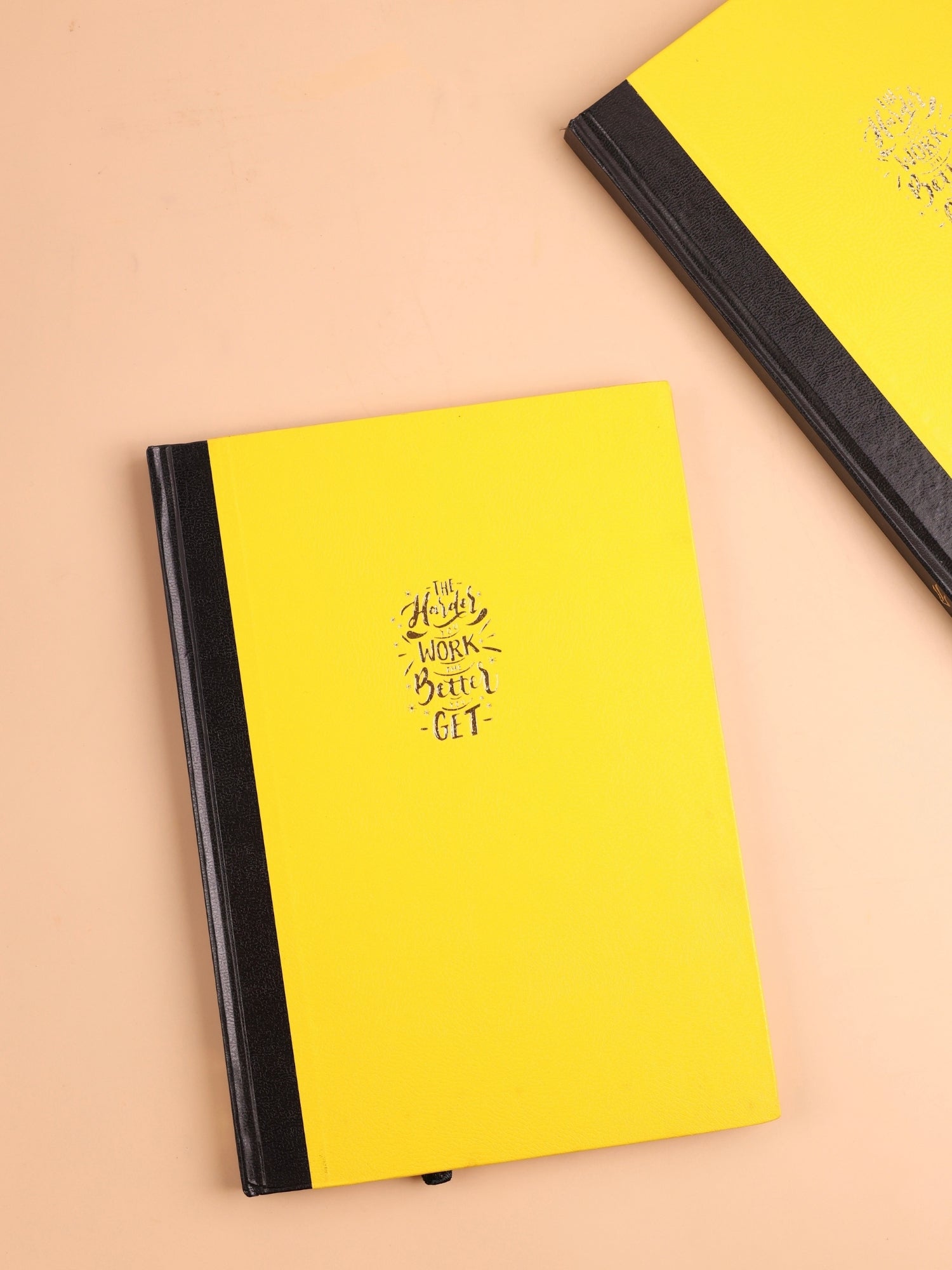 Textured Finish Notebook | Hard Cover | PVC Finish | 192 Pages | A5 & B5 | Pack of 2