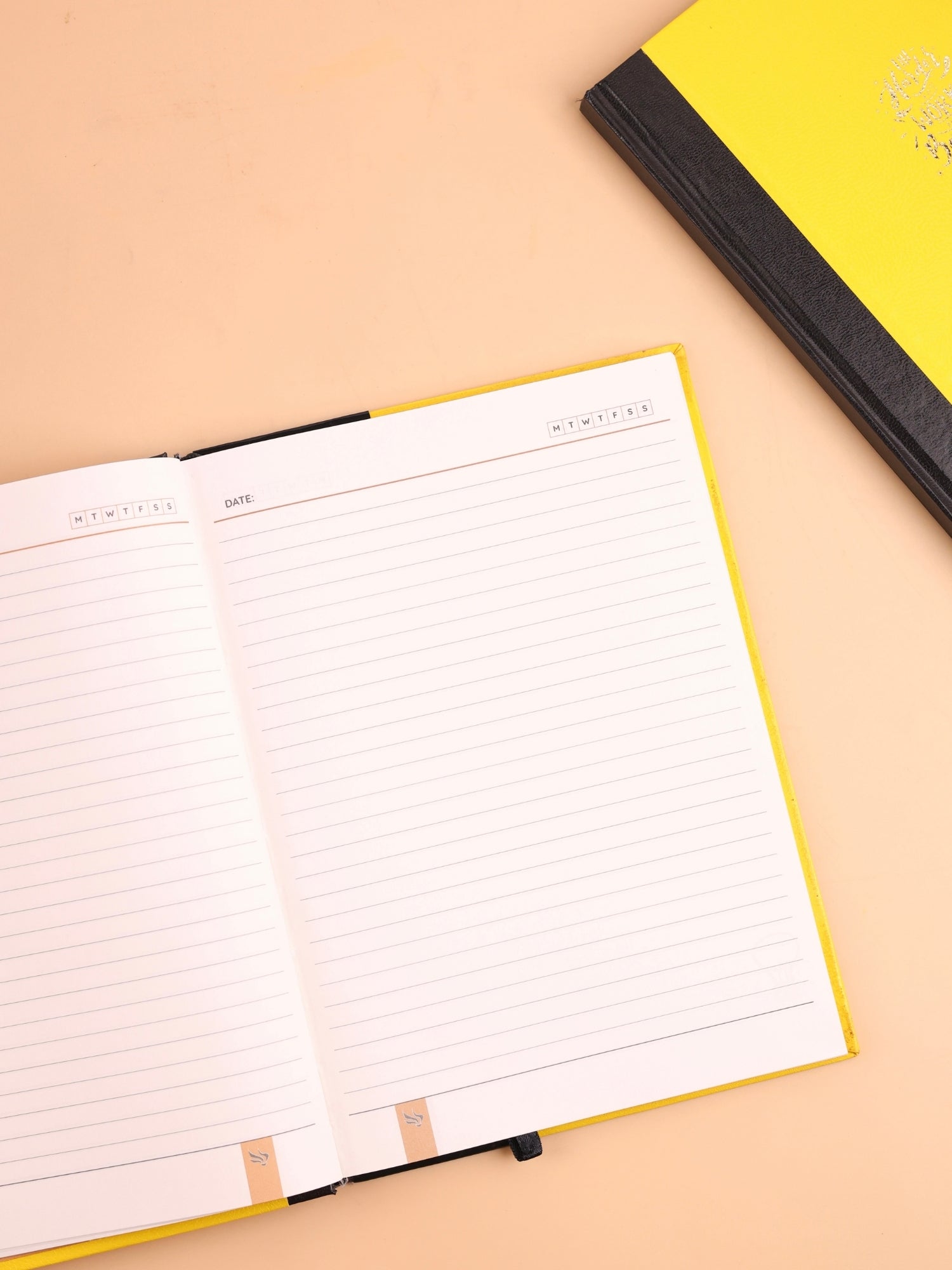 Textured Finish Notebook | Hard Cover | PVC Finish | 192 Pages | A5 & B5 | Pack of 2