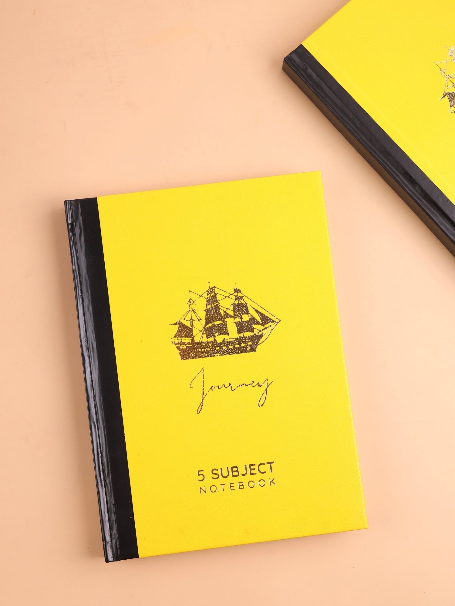 Textured Finish Notebook | Hard Cover | PVC Finish | 192 Pages | A5 & B5 | Pack of 2