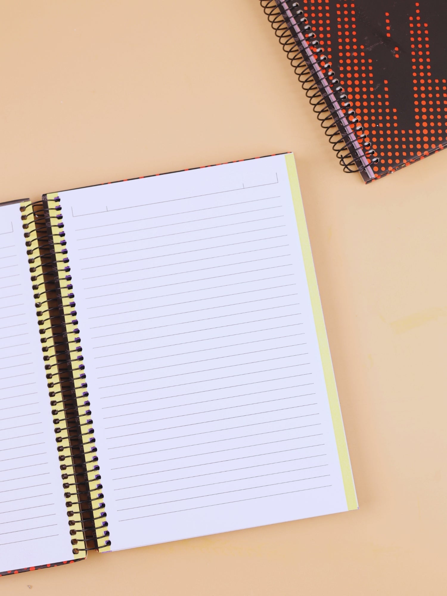 Spiral Notebook for 6 Subjects | Hard Cover | Single Ruled |  300 Pages