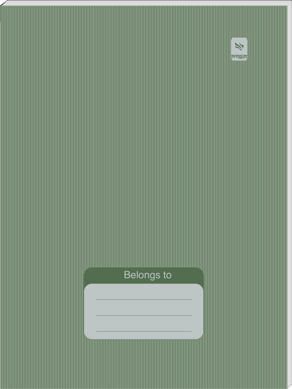 Pragya Notebook (24cm x 18cm, 140 Pages, Single/Four/Square line) Luxe Series Thread Sewn  |  Pack of 6