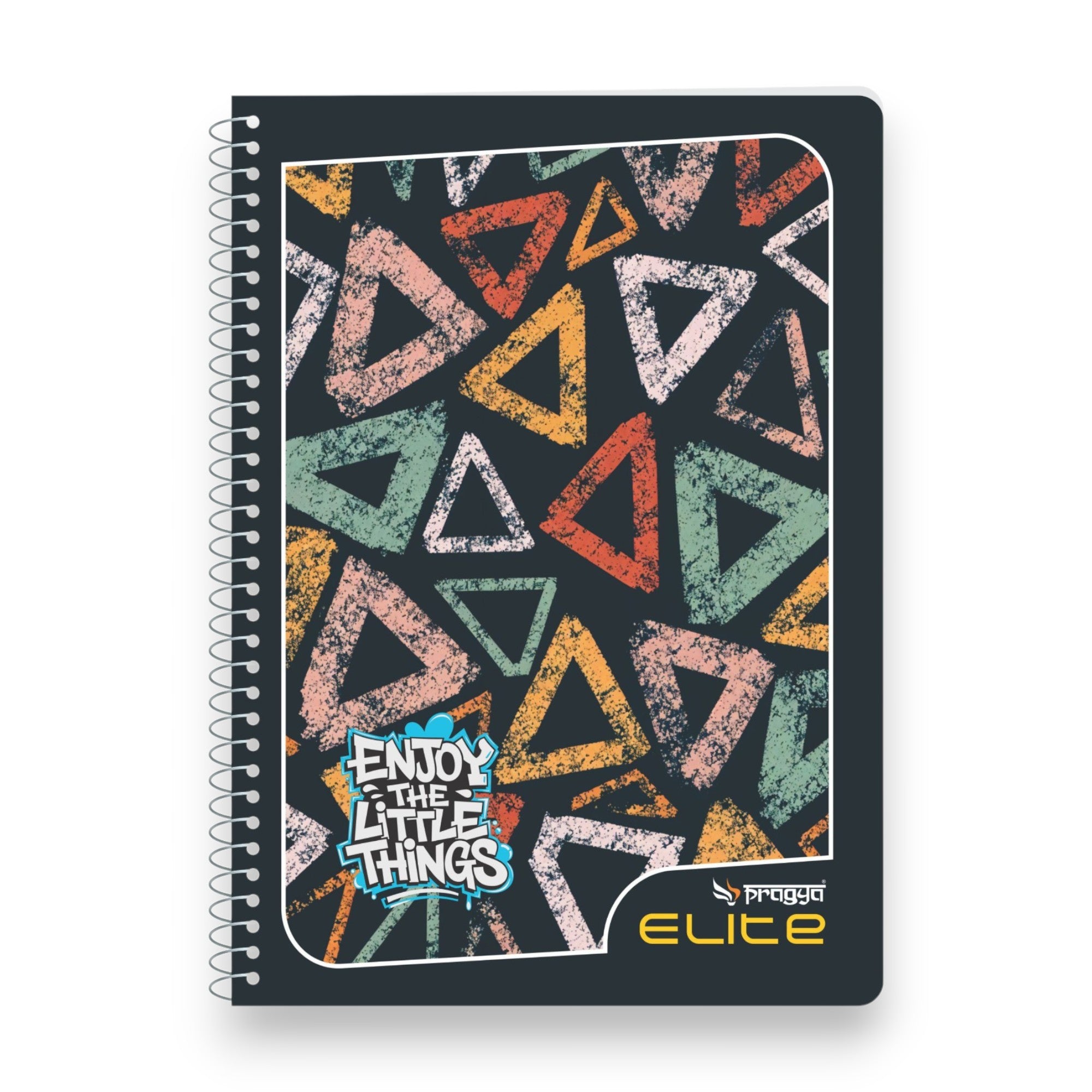 Pragya A4 Notebook (300 Pages, Ruled/Plain) Spiral - Premium Textured Cover  |  Pack of 2
