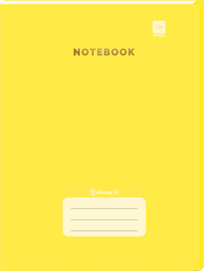 Pragya Color Coded Notebook (18cm x 24cm, 180 Pages, Ruled/Plain) Thread Sewn  |  Pack of 4