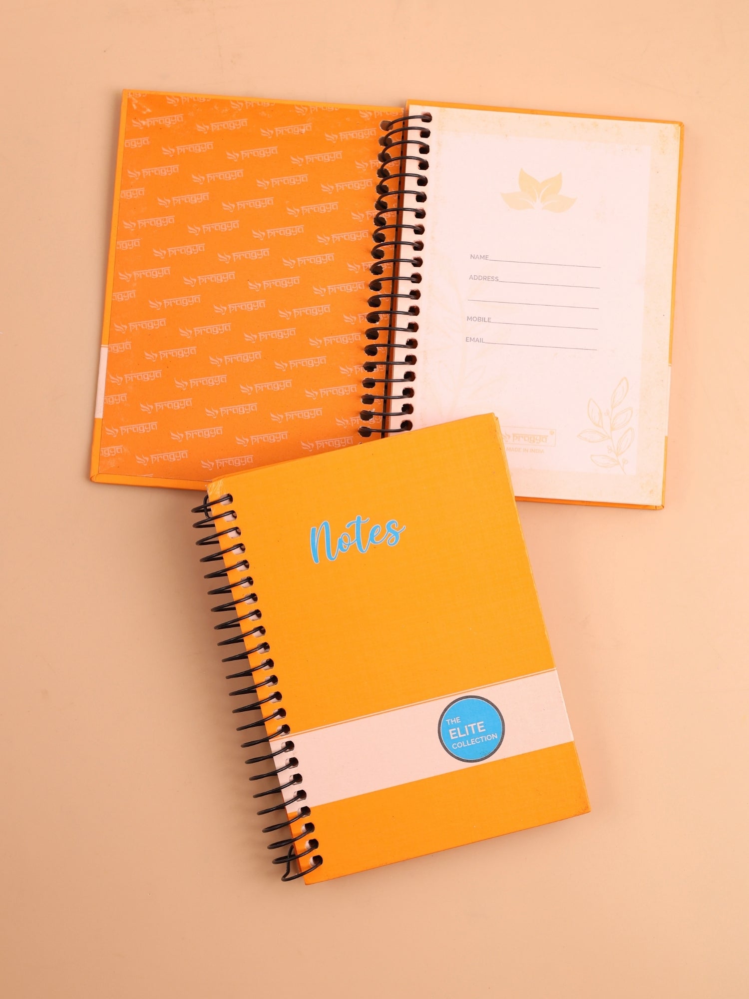 Micro Neon A6 Notebook | Spiral Hard Cover | 140 Shaded Pages