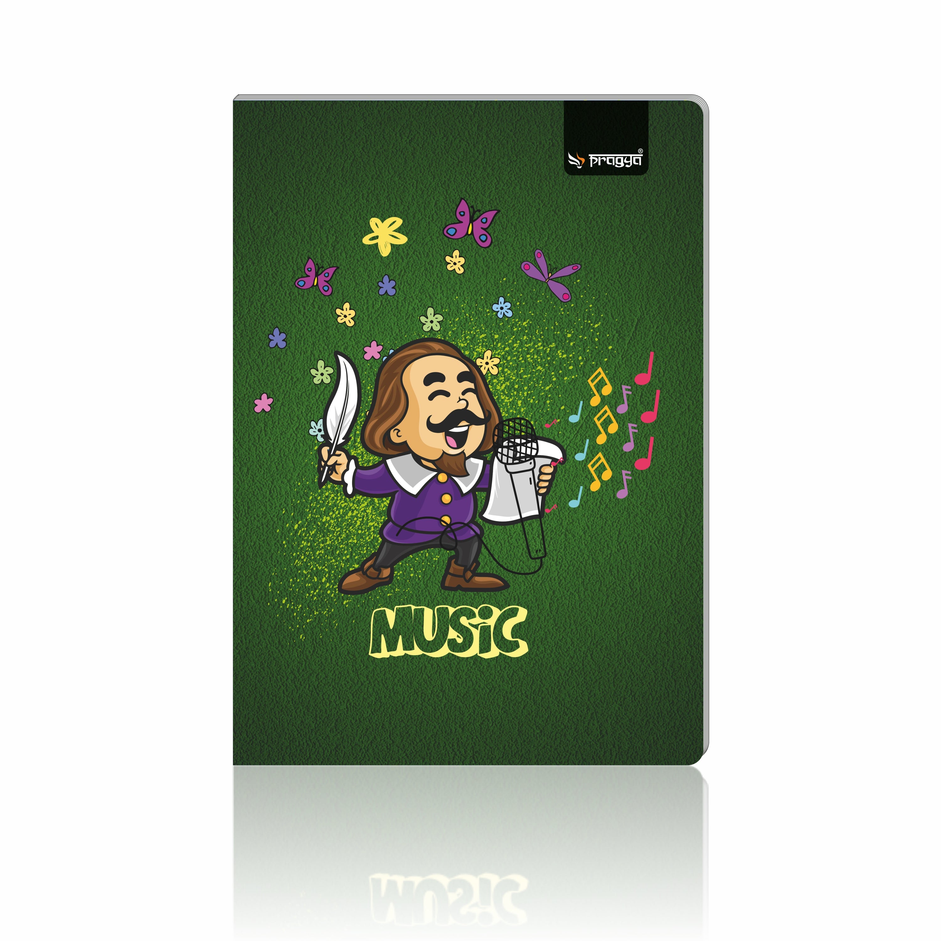 Pragya A4 Notebook (392 Pages, Ruled) Thread Sewn Soft Cover  |  Pack of 2