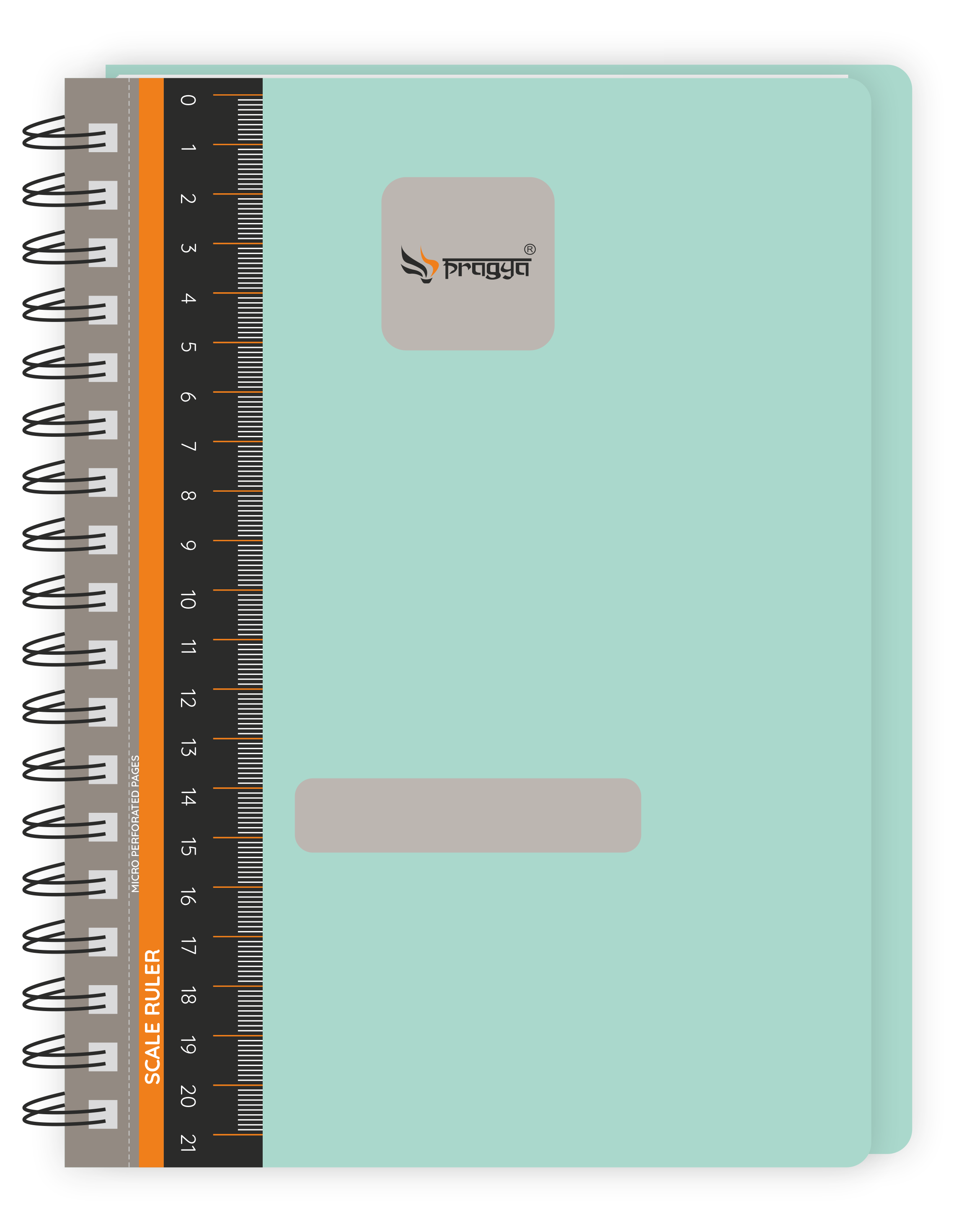 Pragya Elite Collection | Wire-O Subject Notebook A5 (14.5 x 21 CM) | 160 Pages | Strong Plastic Covers | Premium Writing Paper for Office & Professional Use  |  Pack of 2