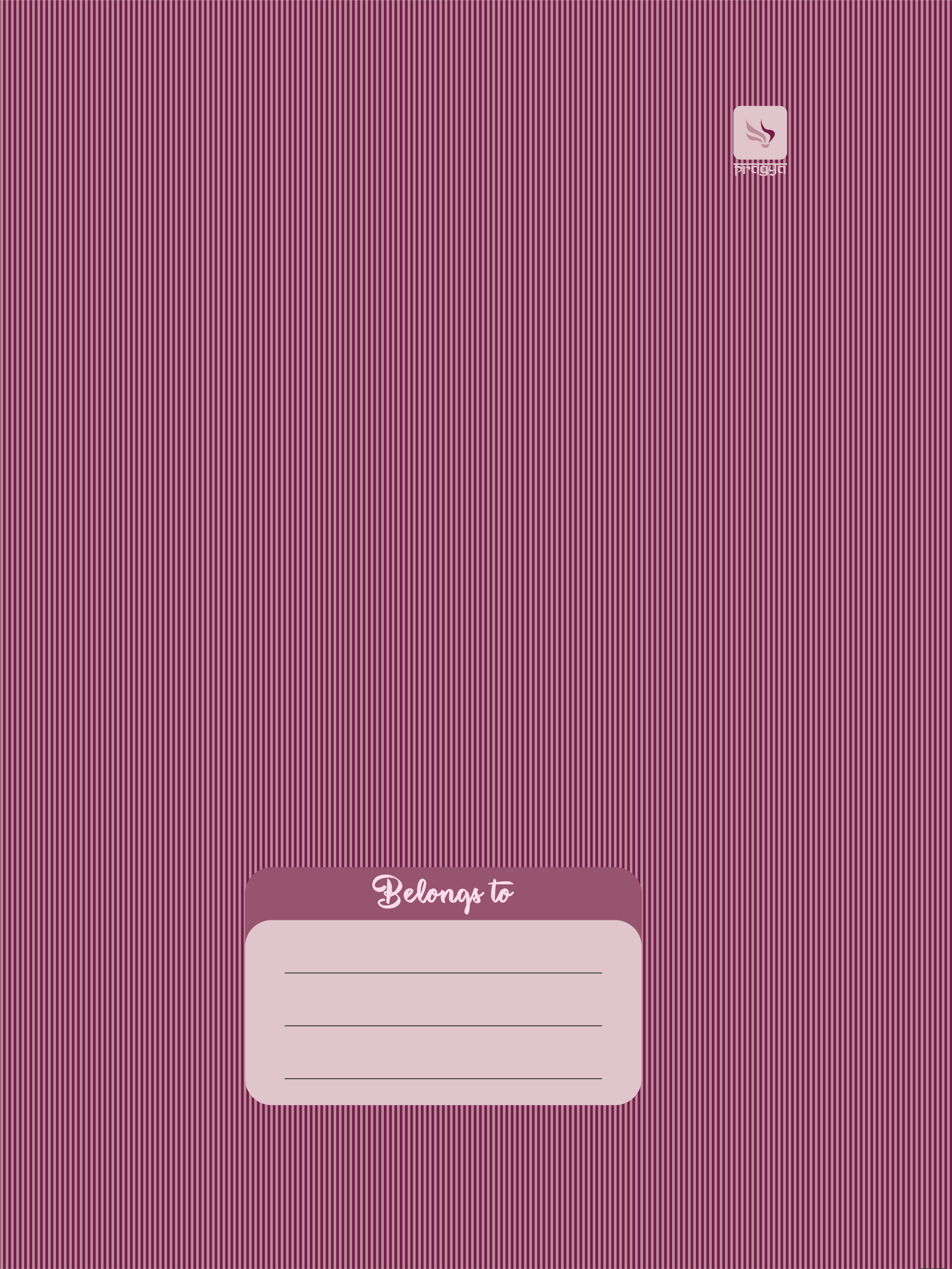 Pragya Color Coded Notebook (18cm x 24cm, 180 Pages, Ruled/Plain) Thread Sewn  |  Pack of 4
