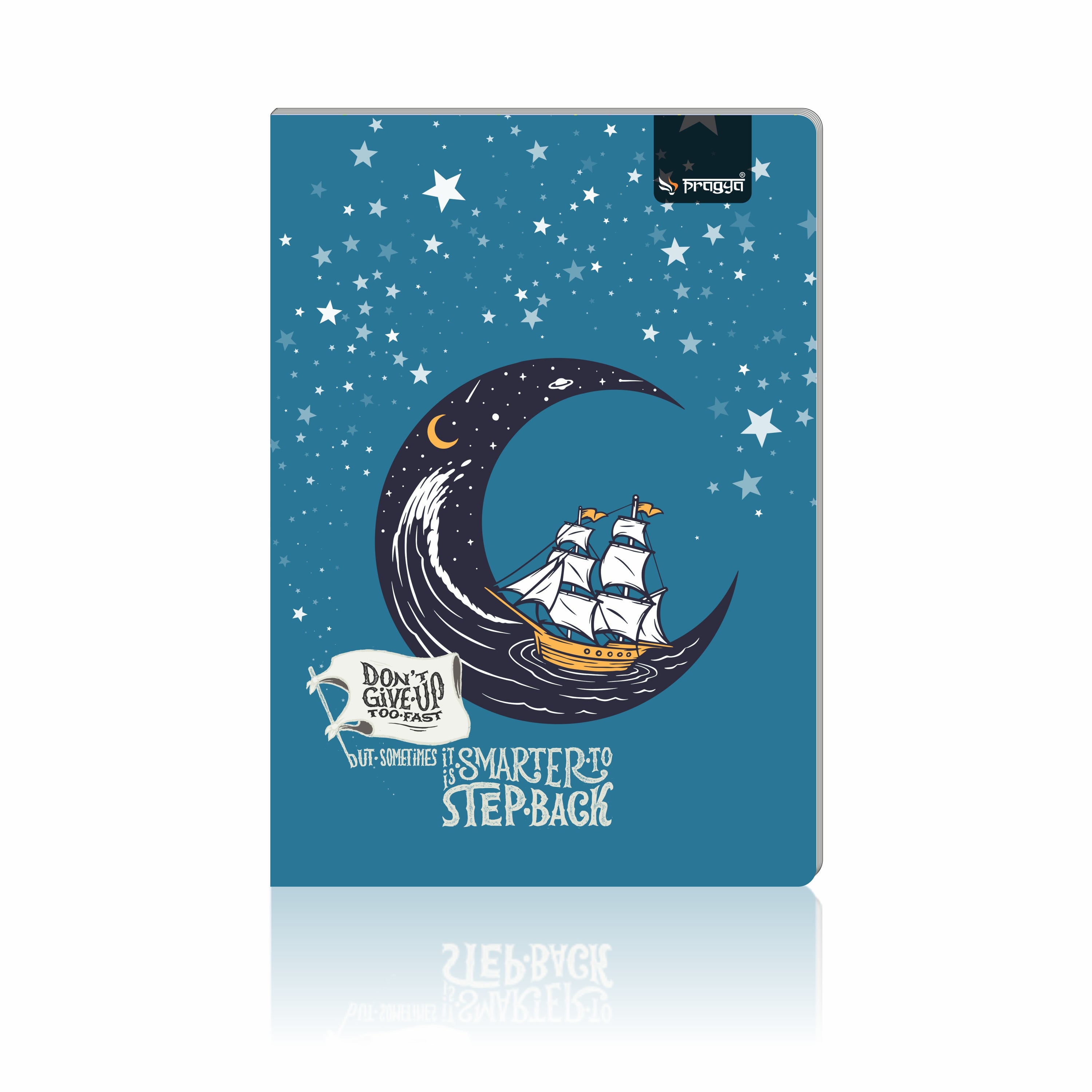Pragya A4 Notebook (296 Pages, Ruled) Thread Sewn Soft Cover  |  Pack of 2