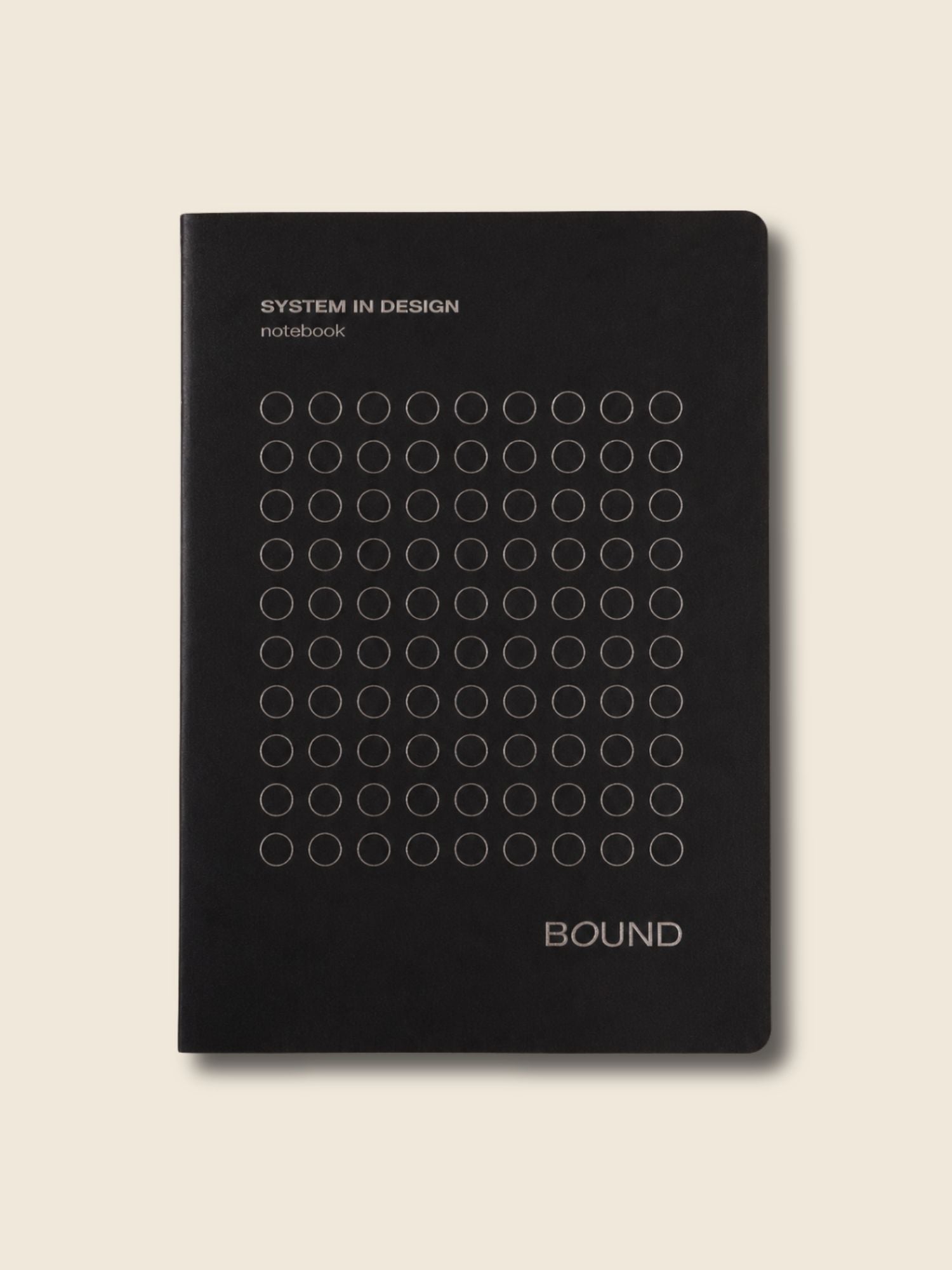 Bound Series Notebook | A4 | Soft Cover | 120 Pages | 80 GSM Natural Shade Paper | Black