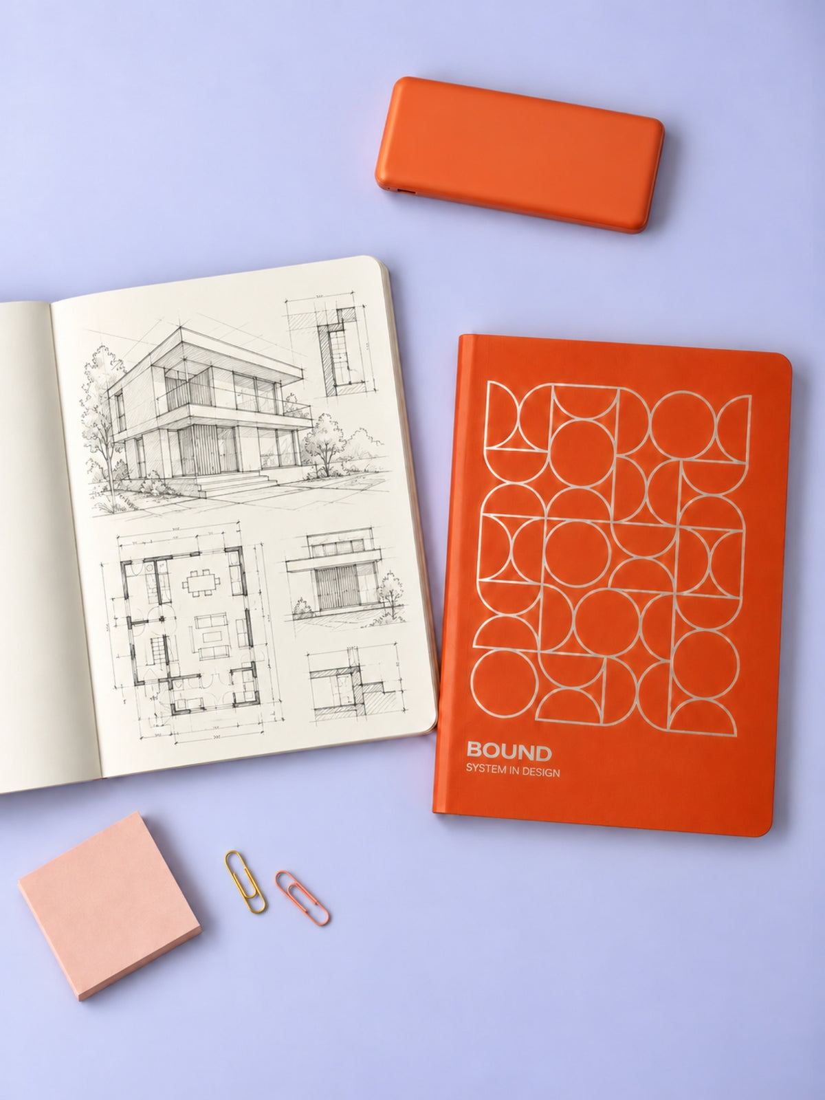 Orange Poppy Notebook | A5 | Plain | 120 Pages | 80 GSM Paper