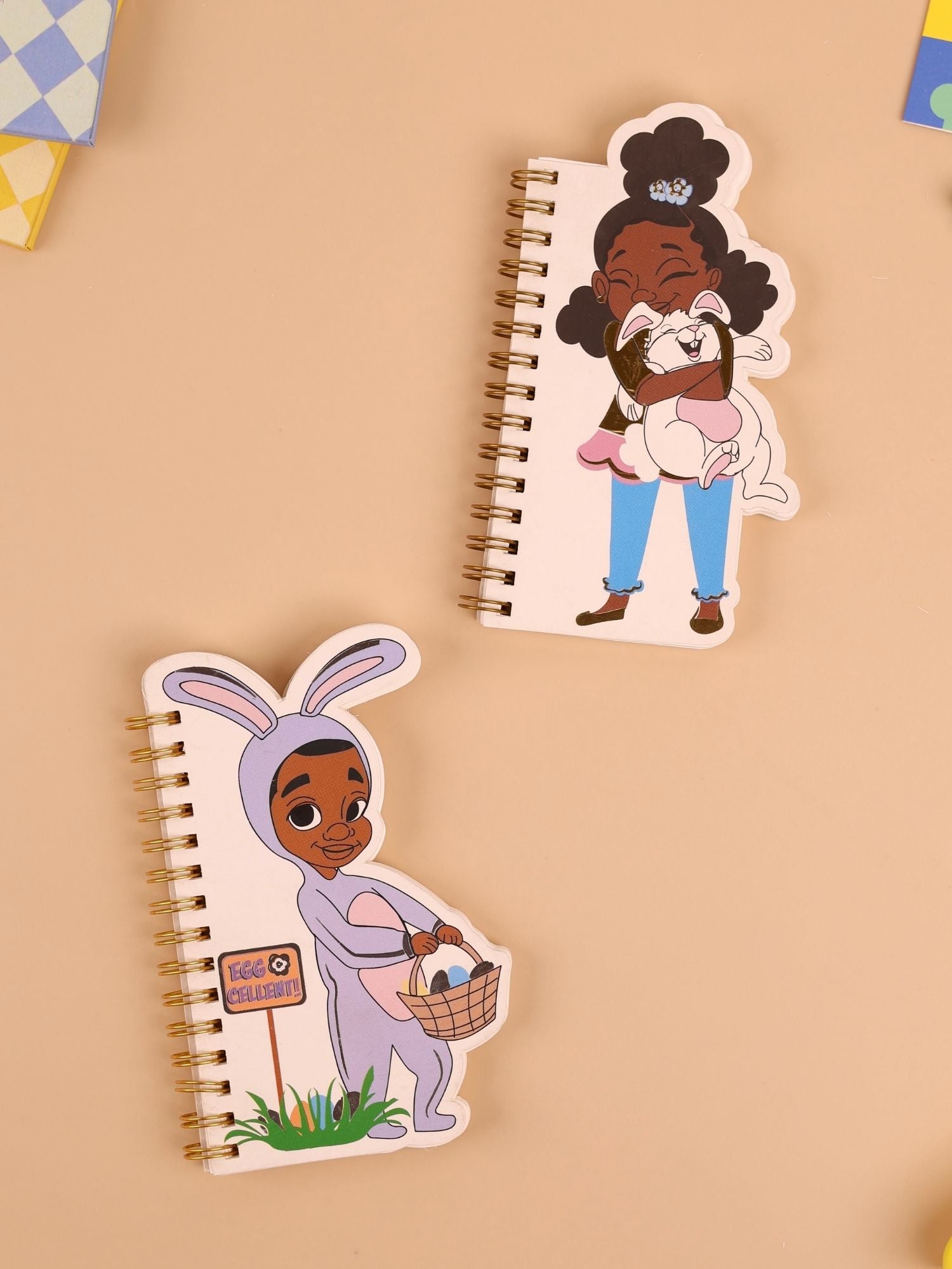 Cute Character Cutout Notebook | Spiral Bound | Ruled Pages