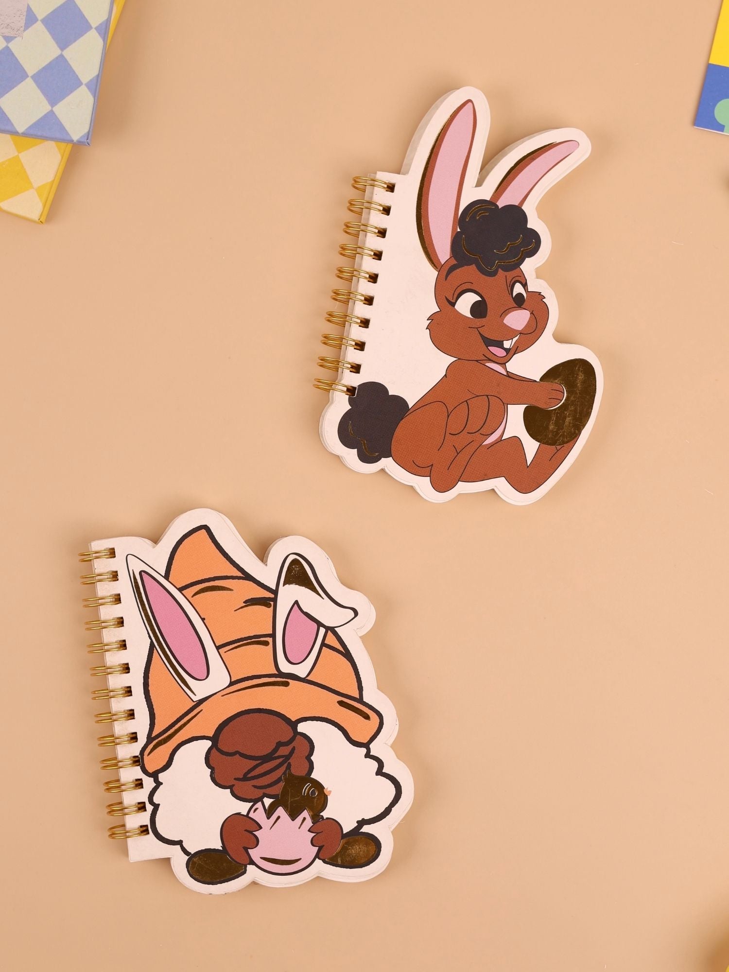 Cute Character Cutout Notebook | Spiral Bound | Ruled Pages