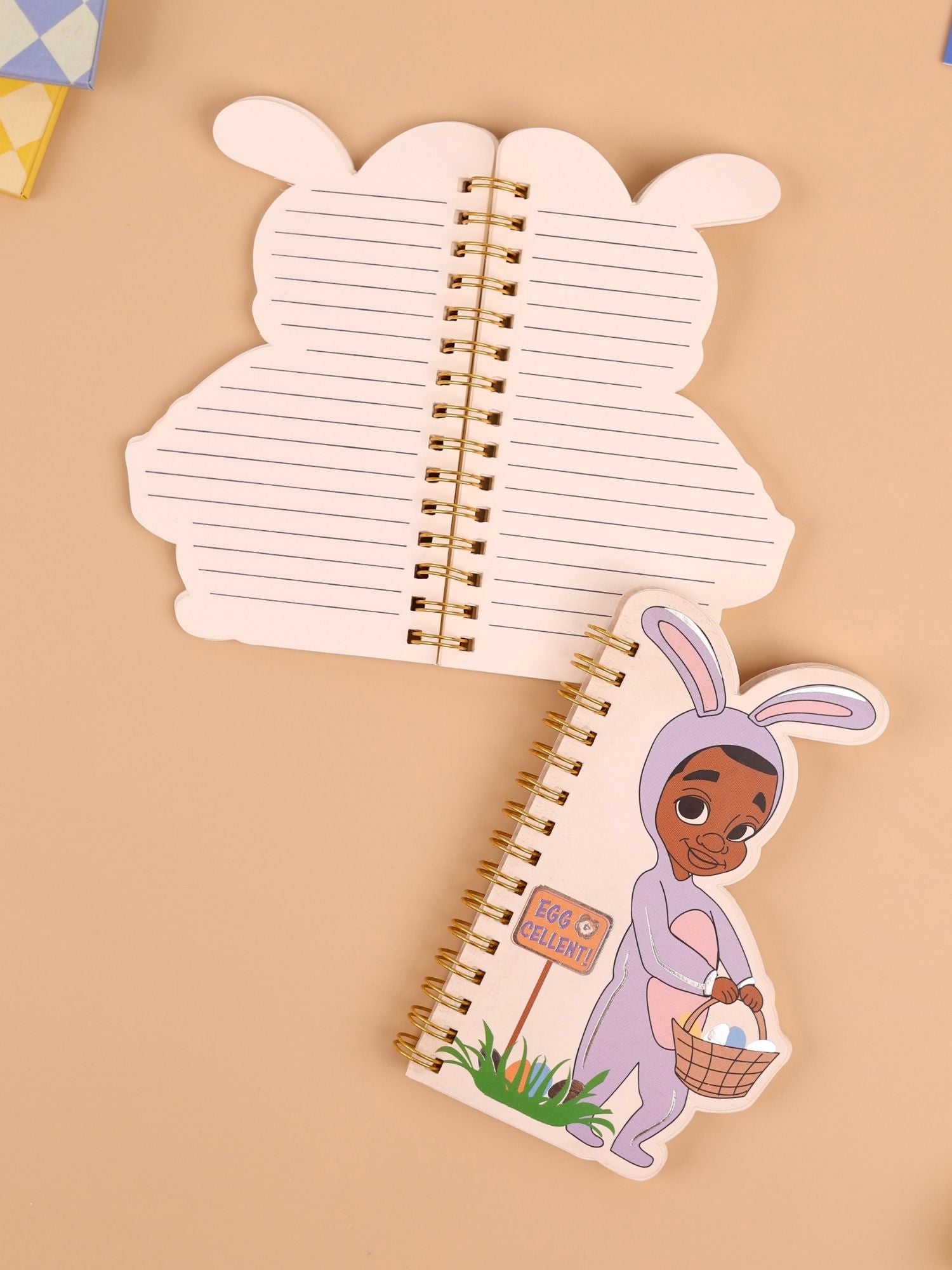Cute Character Cutout Notebook | Spiral Bound | Ruled Pages