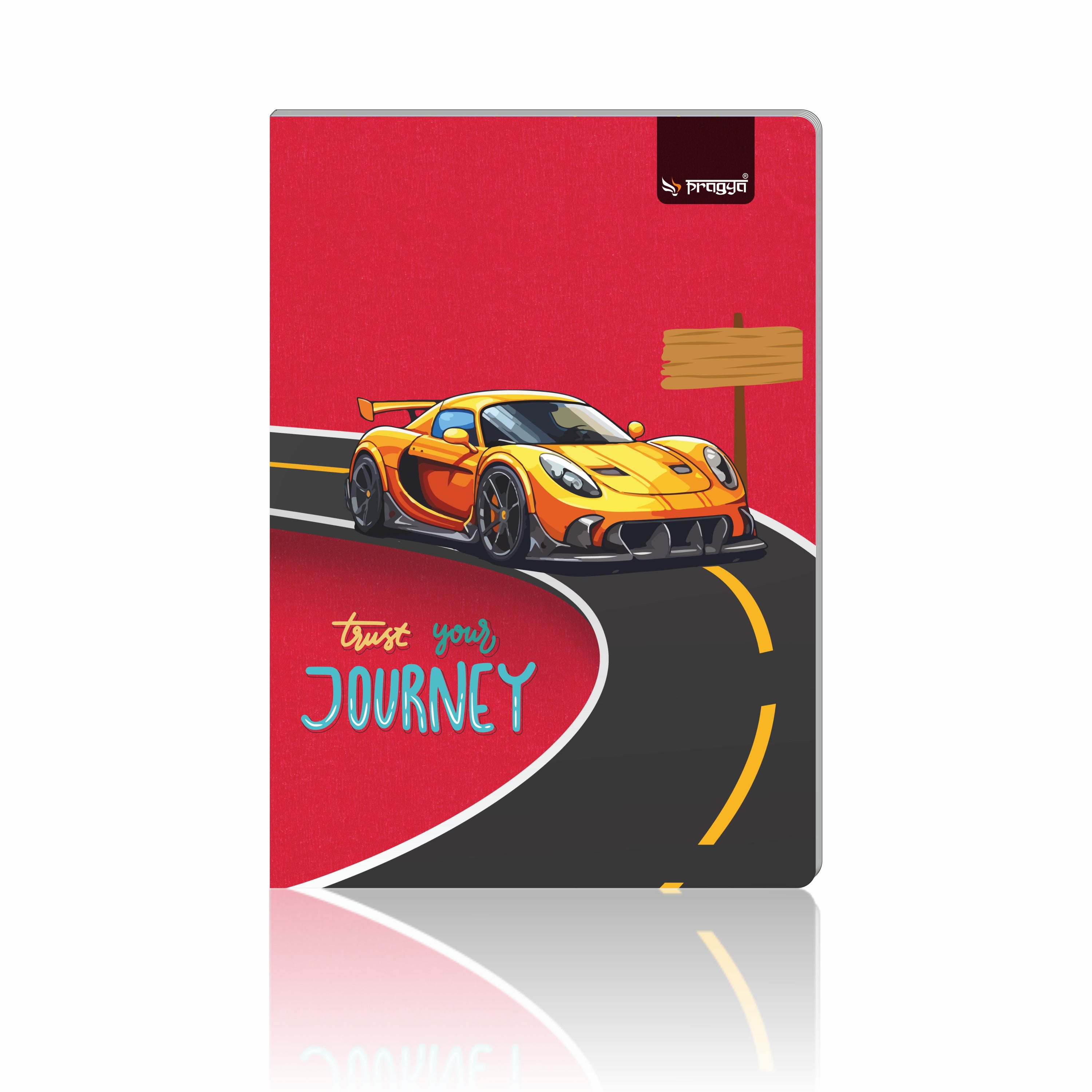 Pragya A4 Notebook (392 Pages, Ruled) Thread Sewn Soft Cover  |  Pack of 2