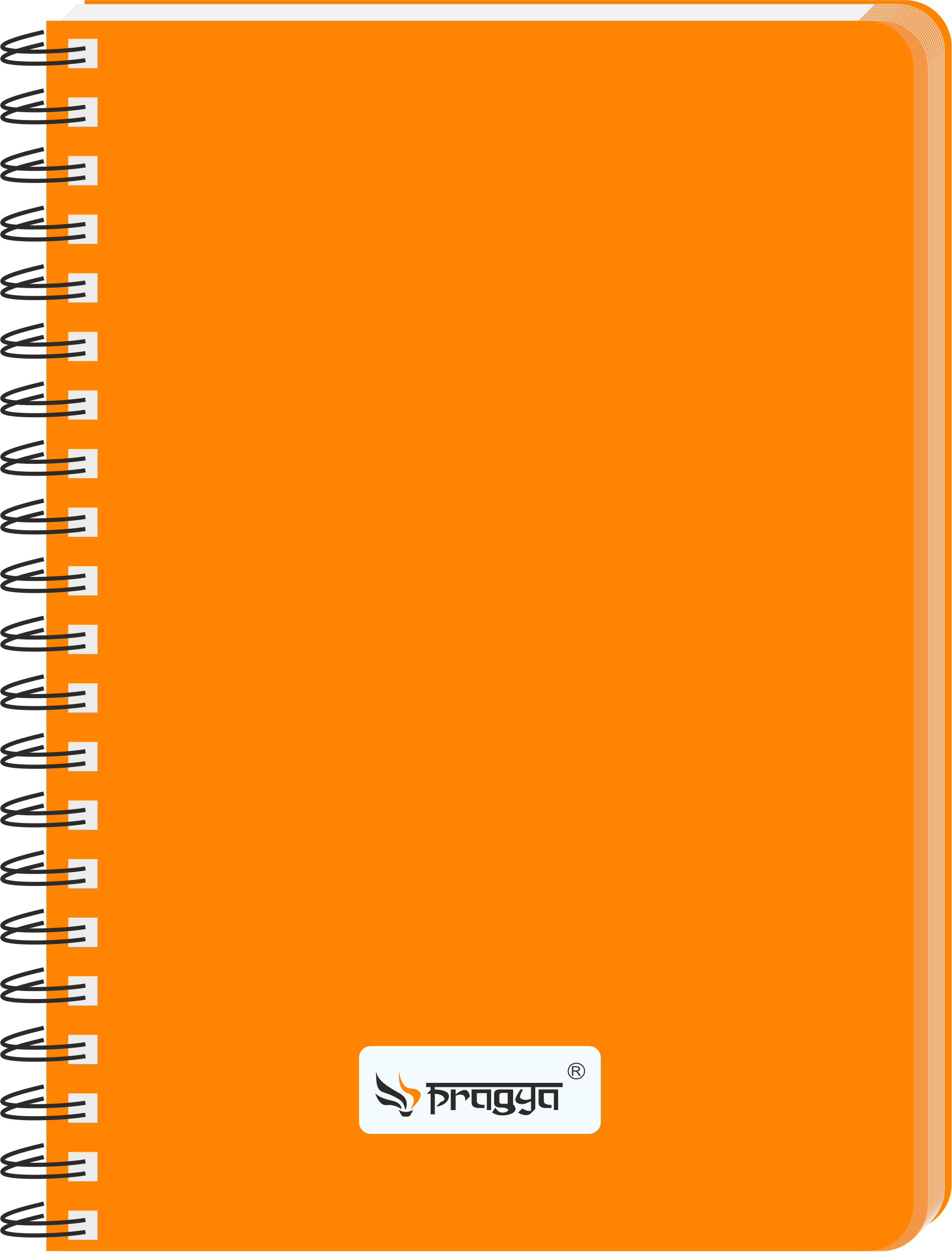 Pragya A5 Notebook (160 Pages, Ruled/Plain) Elite Wire Bound  |  Pack of 4