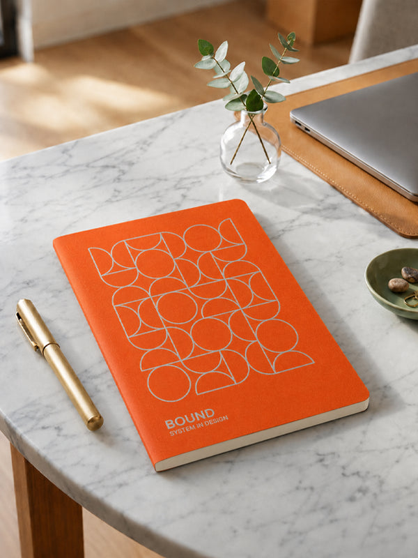 Orange Poppy Notebook | A5 | Plain | 120 Pages | 80 GSM Paper
