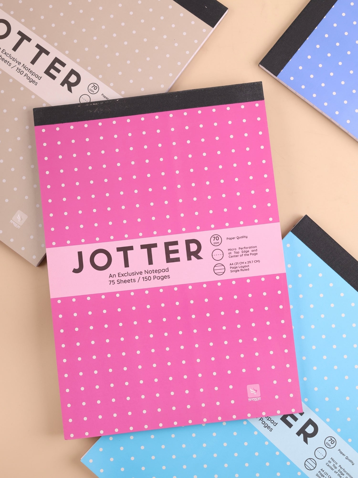 A4 Jotter Note Pad – 150 Pages | Single Ruled | Pack of 6