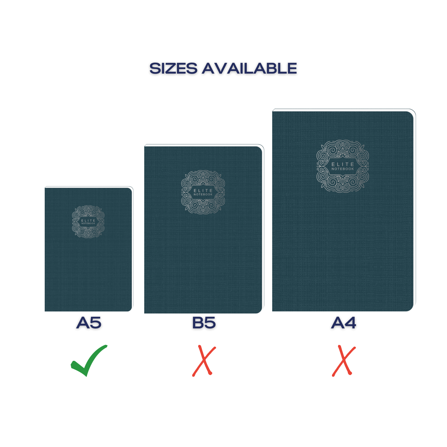 Pragya B5 Notebook (120 Pages, Ruled) Thread Sewn - Textured Cover  |  Pack of 3