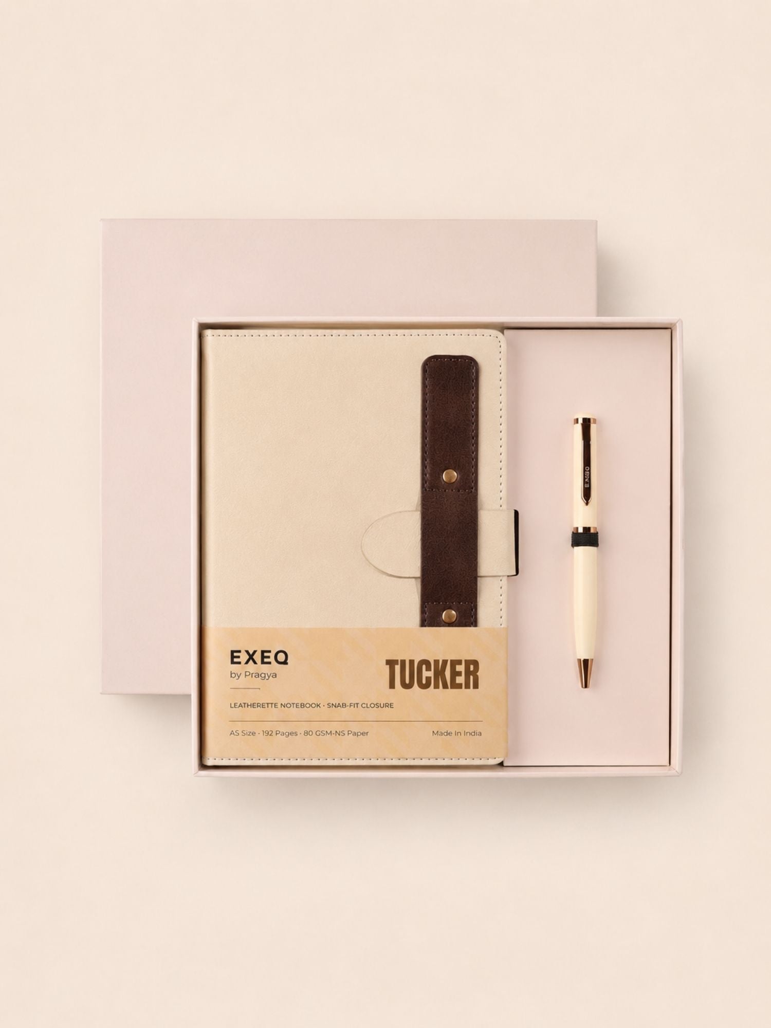 Ivory Tucker Notebook & Pen Combo Kit