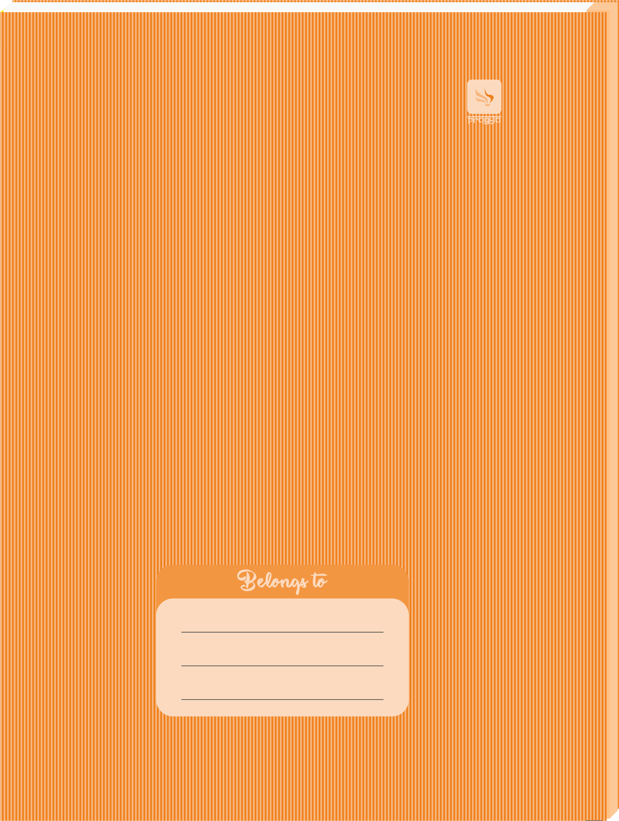 Pragya Color Coded Notebook (18cm x 24cm, 180 Pages, Ruled/Plain) Thread Sewn  |  Pack of 4