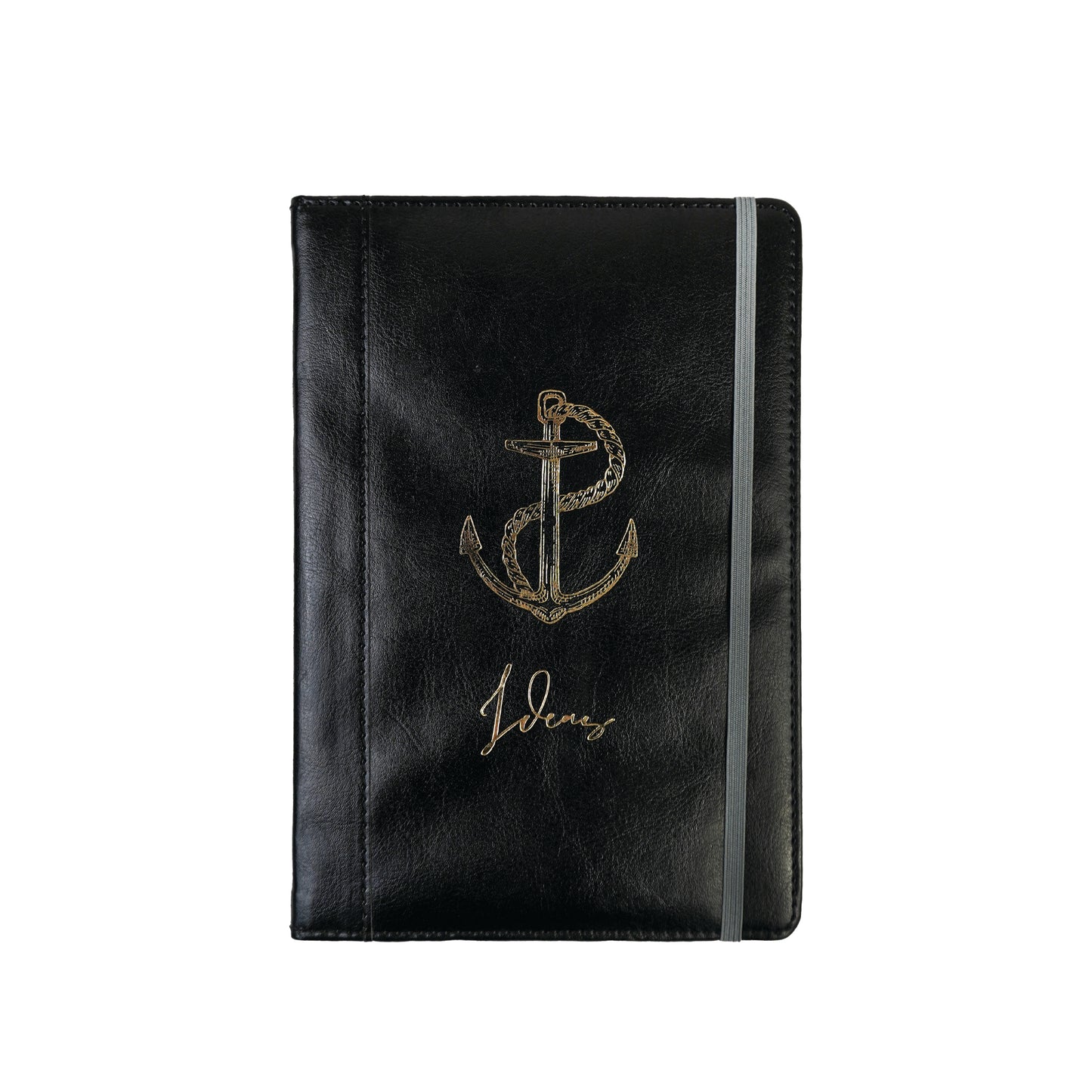 Pragya A5 Notebook (192 Pages, Ruled) Leatherette Padded Hard Cover- Elastic Closure