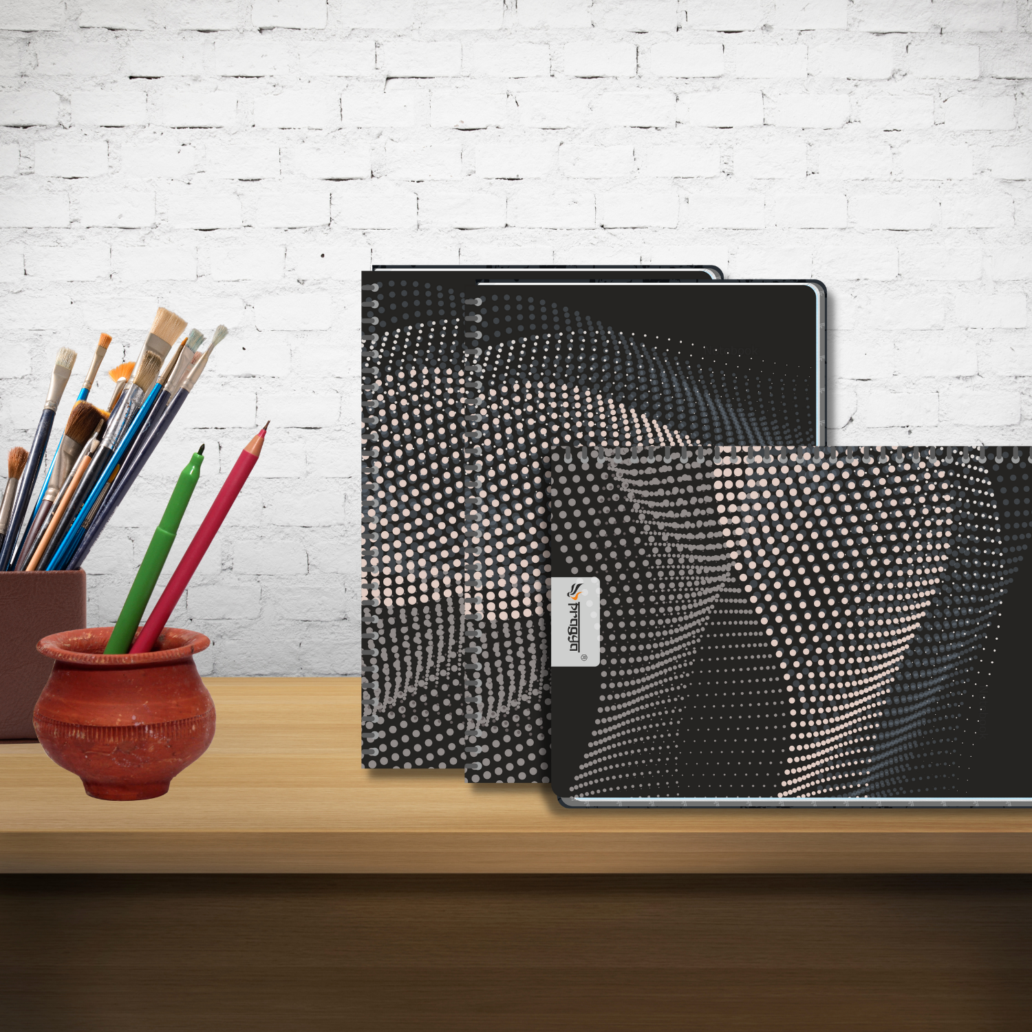 Pragya Elite Collections Wire-O Notebook – Single Ruled Pages – Premium Hard Cover Spiral-Bound Notebook for Office, School & Personal Use (Pack-4)