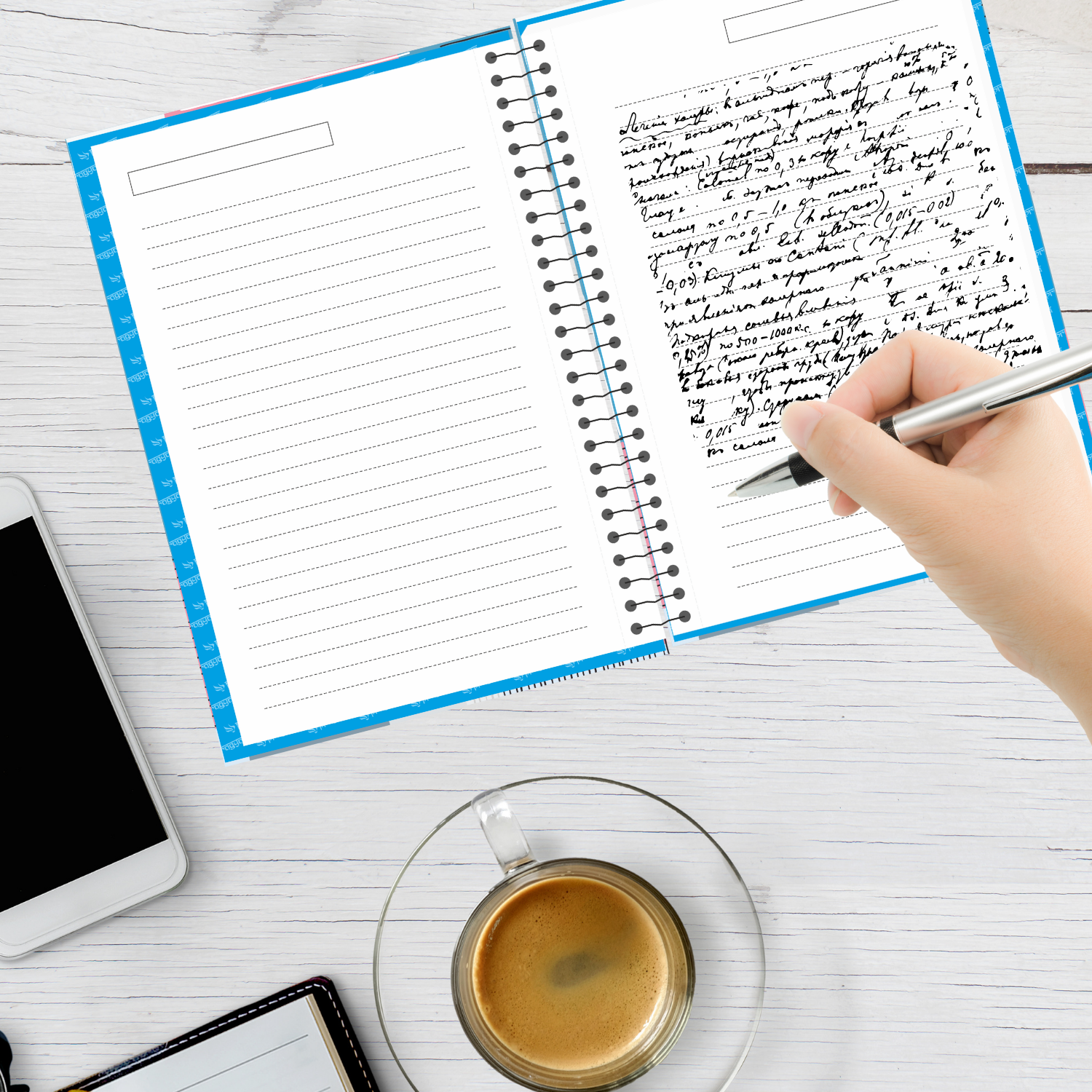 Pragya Elite Collections Wire-O Notebook – Single Ruled Pages – Premium Hard Cover Spiral-Bound Notebook for Office, School & Personal Use (Pack-4)