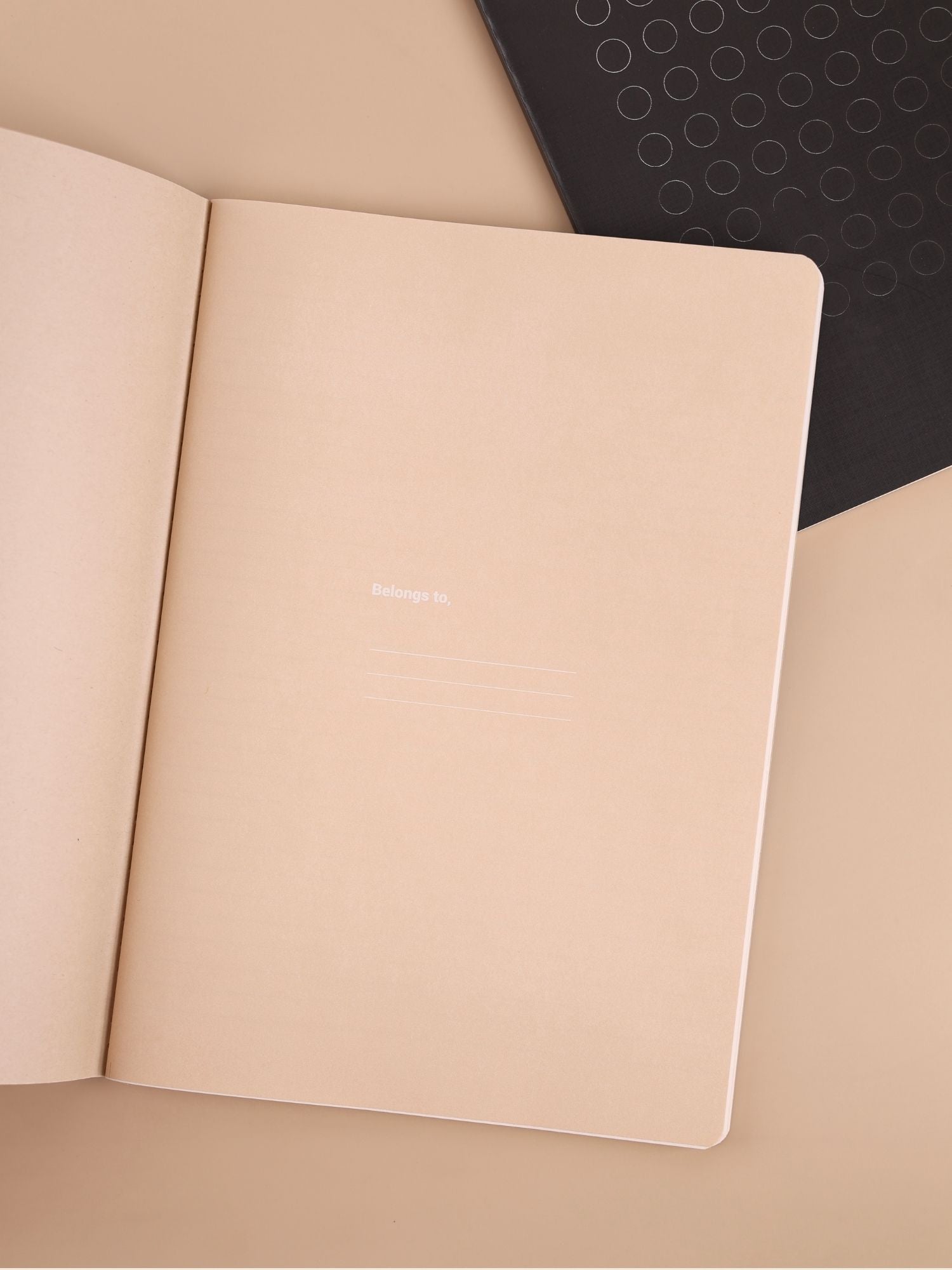 Bound Series Notebook | A4 | Soft Cover | 120 Pages | 80 GSM Natural Shade Paper | Black