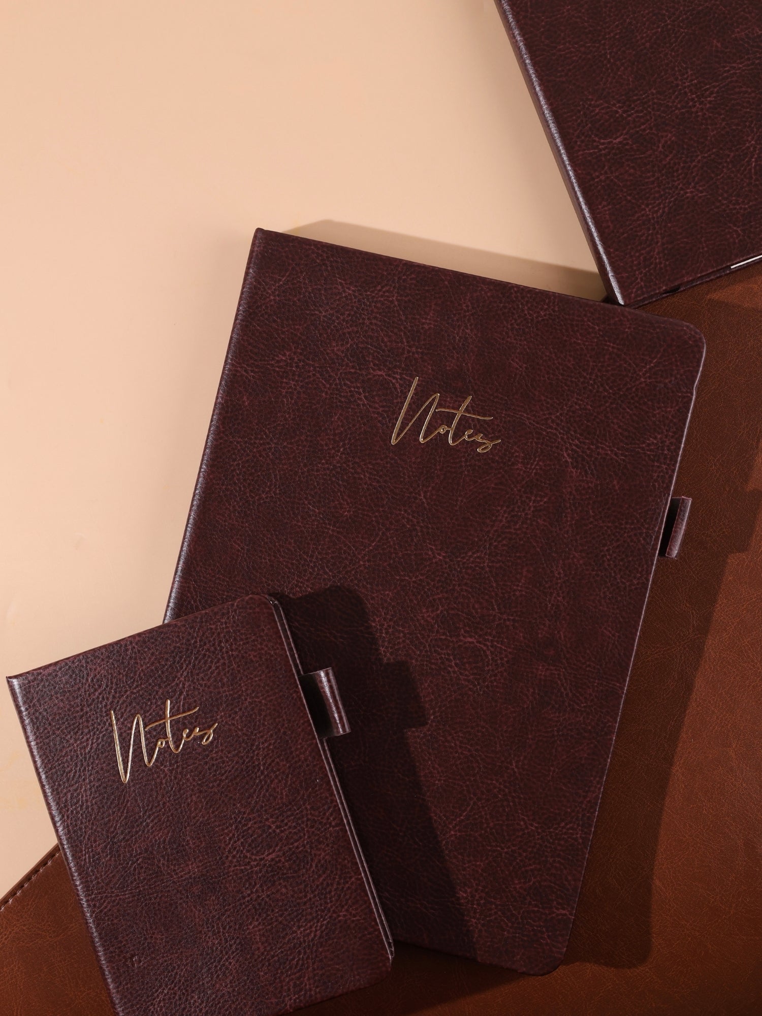 Elite Collection Hard Cover Notebook – Leatherette Cover | 192 Pages | 80 GSM Paper
