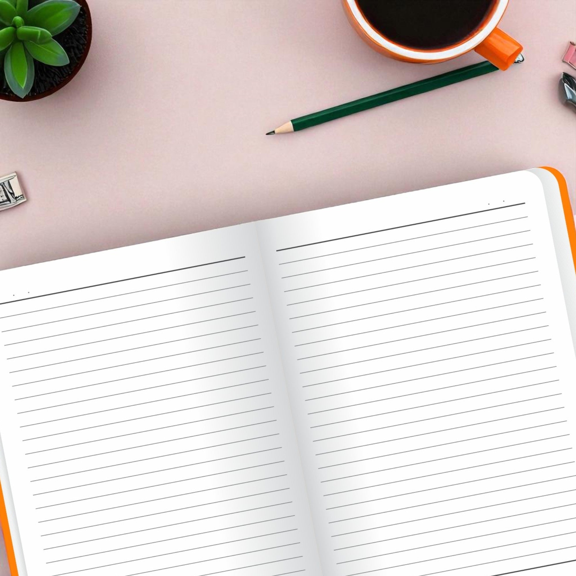 Pragya B5 Journal Notebook Set, 192 Pages, 80 GSM Single Ruled, Soft Cover Design with Printed Effects