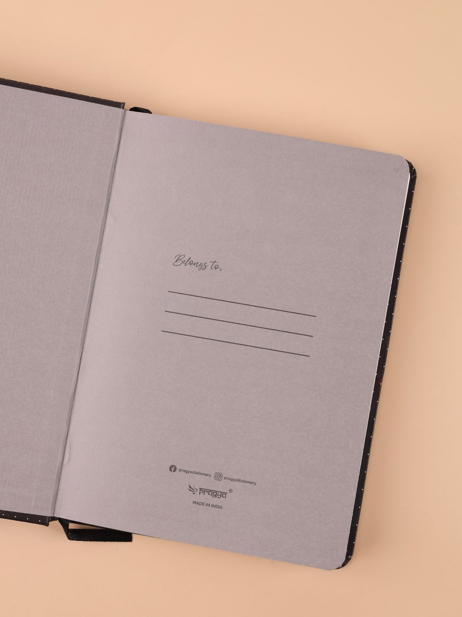 Silver Foil Art Diary Notebook – Premium Hard Cover | Ruled