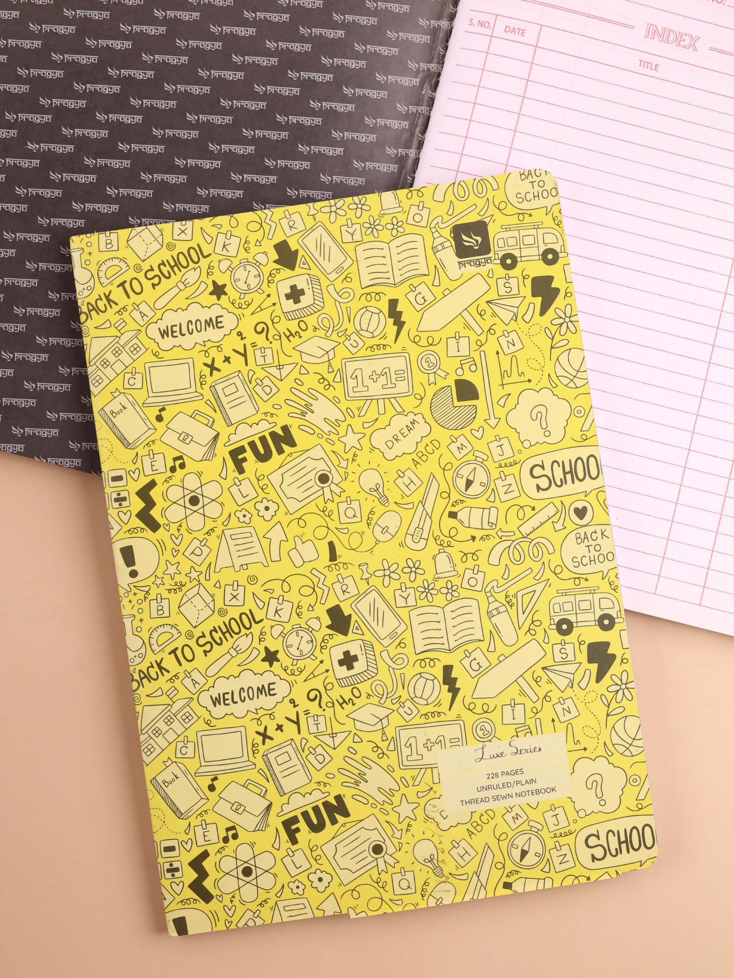 Luxe Series Notebook | A4 | High Quality Soft Cover | Pack of 2