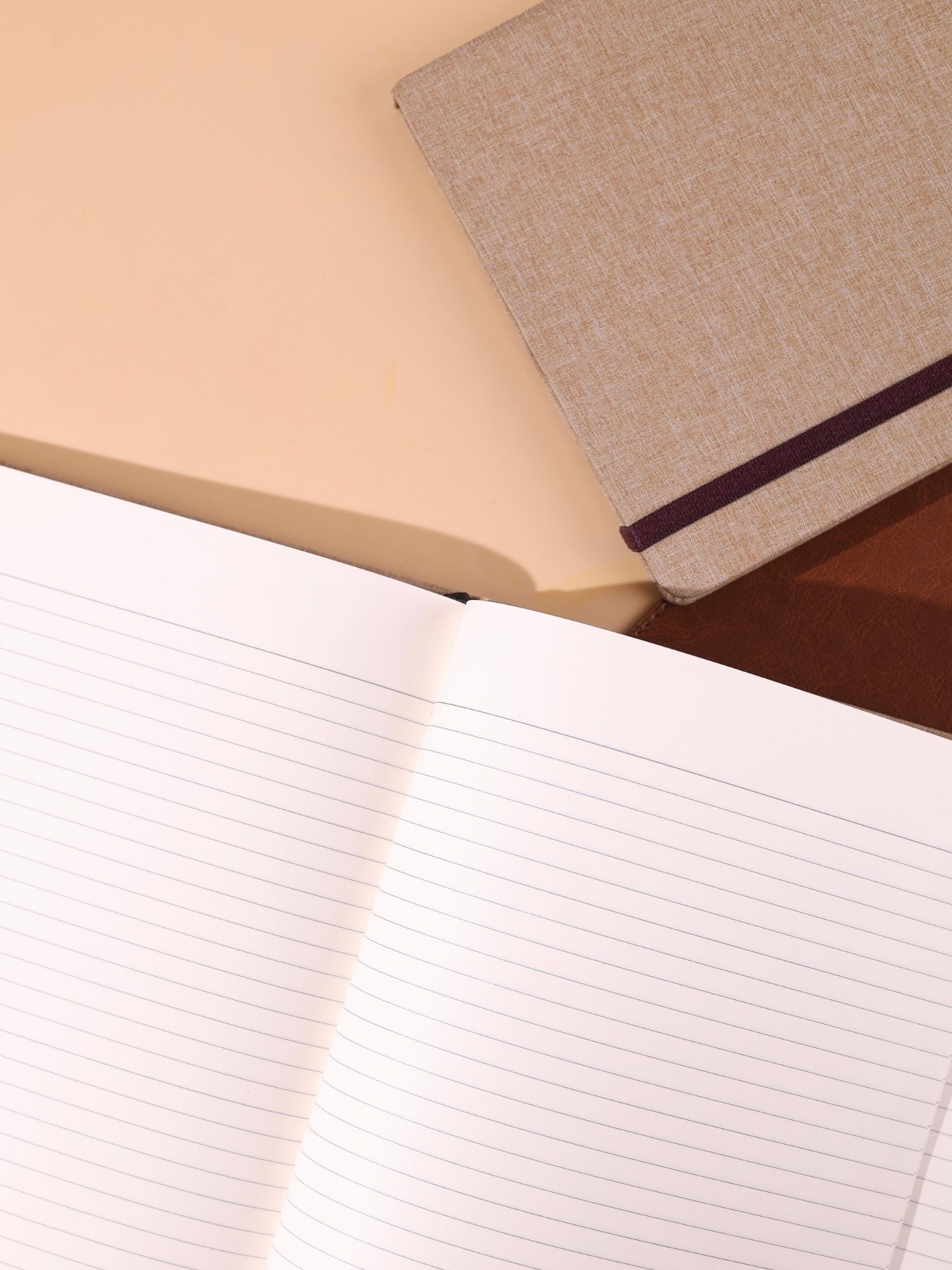 Classic Diary Notebook – Canvas Finish Hard Cover | 192 Pages | 80 GSM Natural Shade Paper | Ruled / Unruled