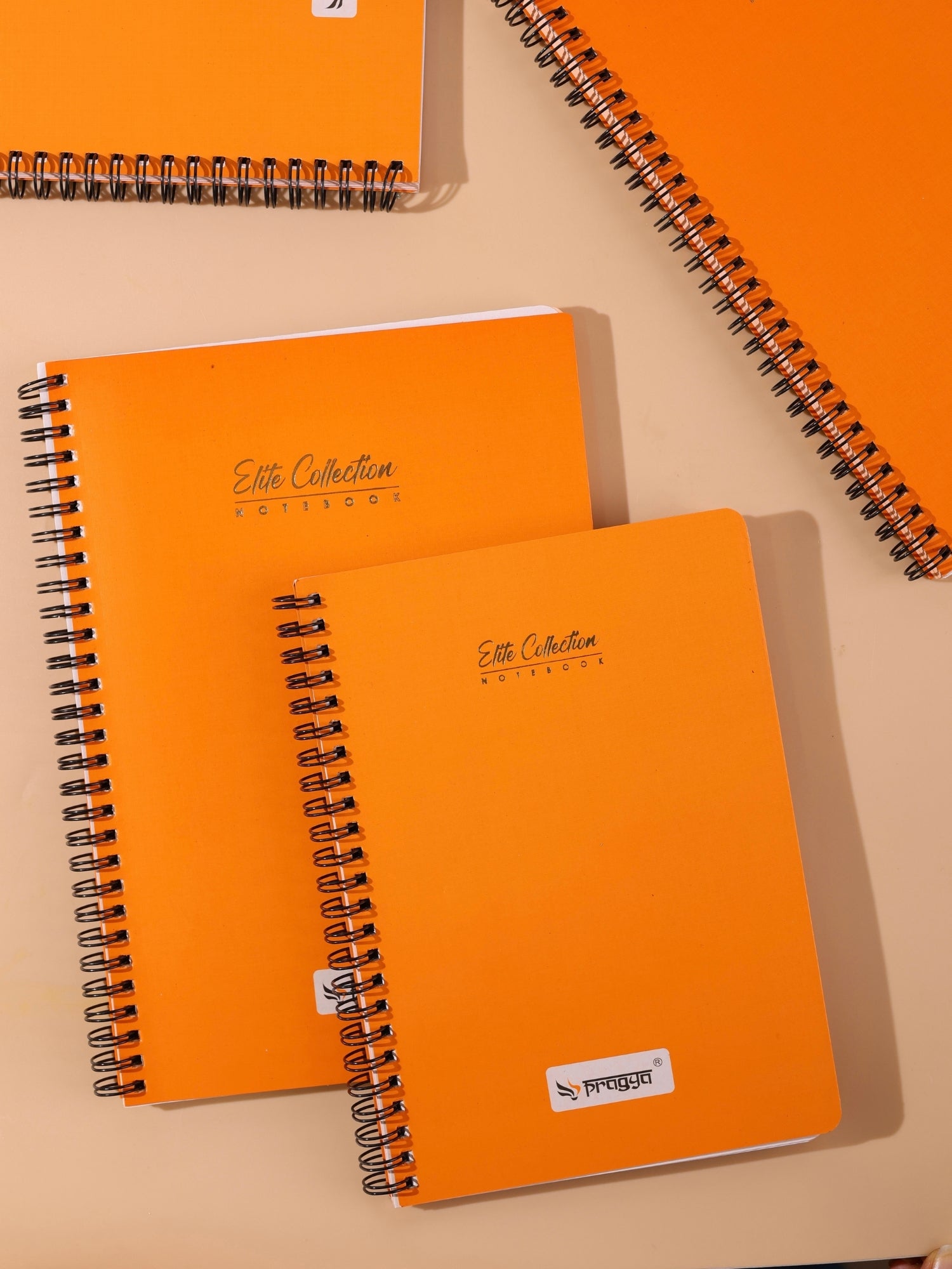 Elite Collection A5 Wire O Notebook – 160 Pages | Ruled or Plain | Pack of 4