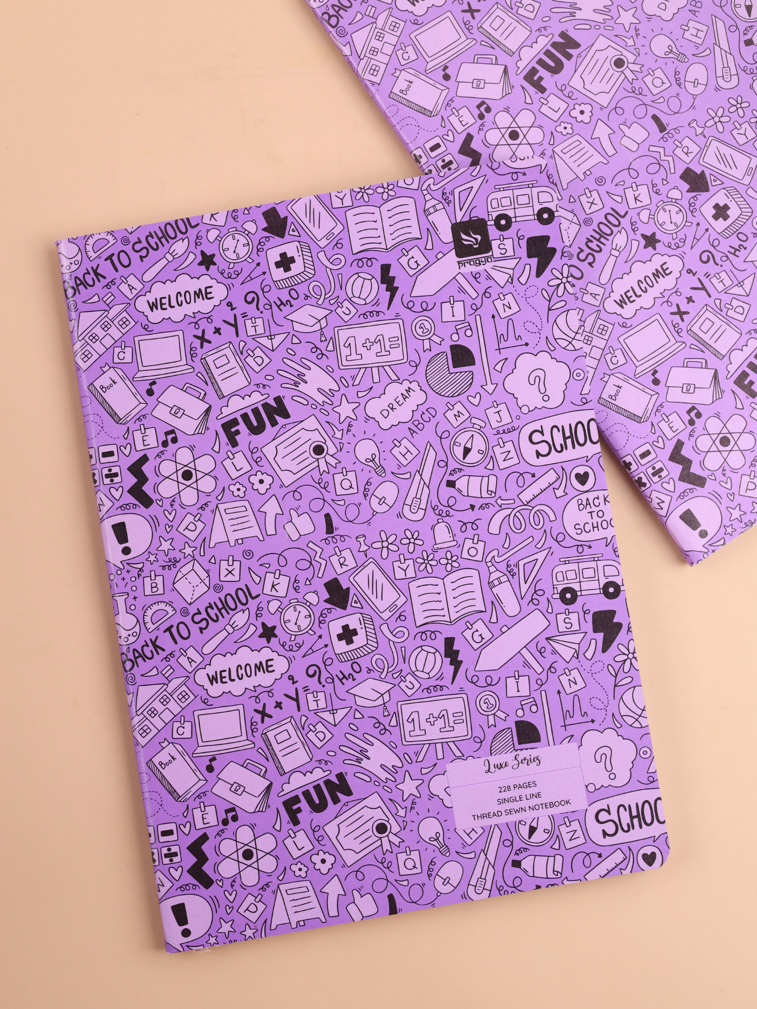 Luxe Series Notebook | A4 | High Quality Soft Cover | Pack of 2