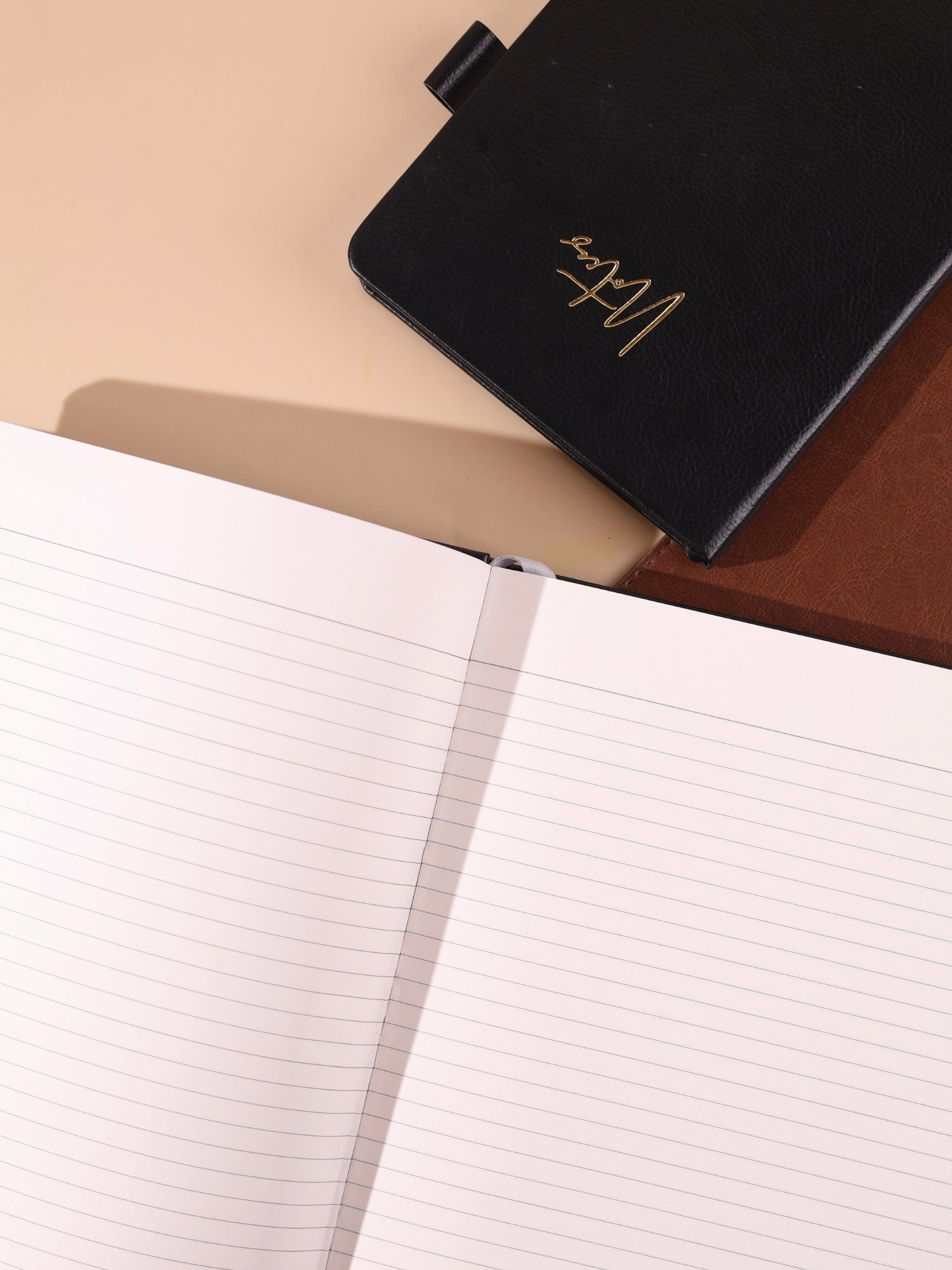 Elite Collection Hard Cover Notebook – Leatherette Cover | 192 Pages | 80 GSM Paper