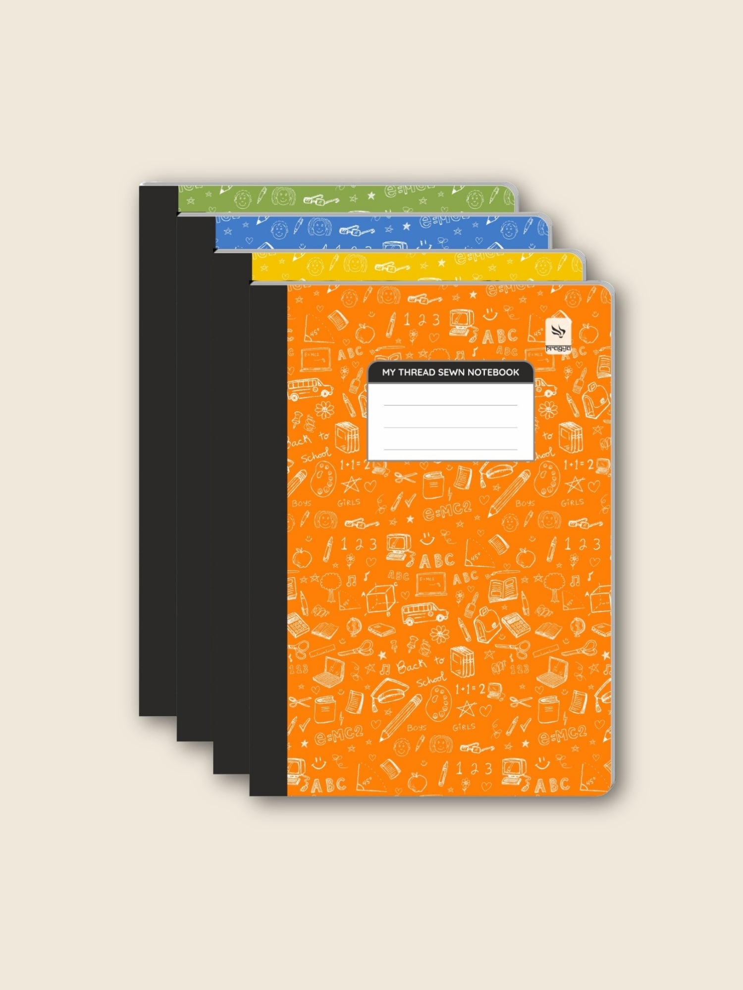 Thread Sewn School Notebook | A4 | Ruled & Unruled