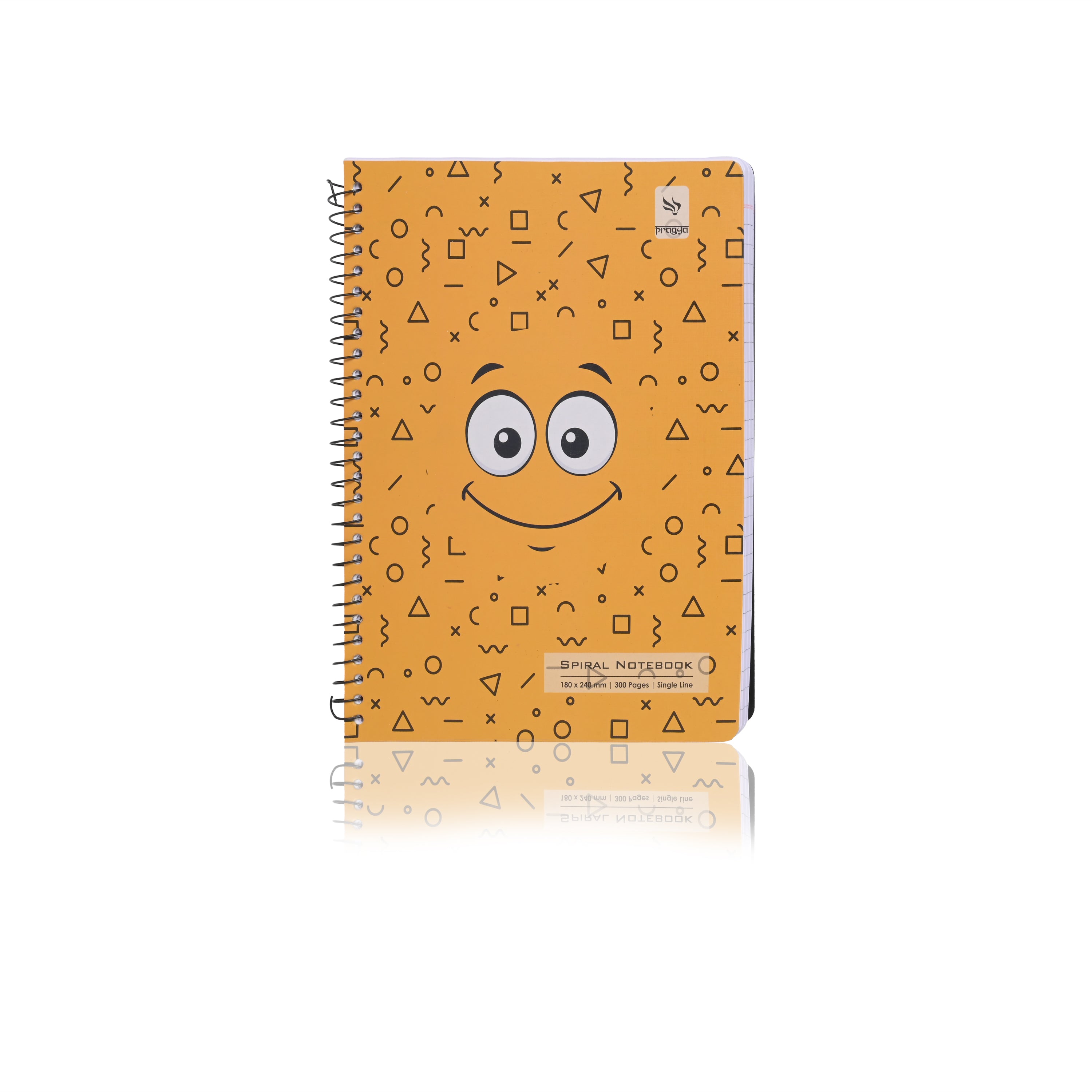 Pragya Spiral Notebook | 160/300 Pages | B5 (18x24 CM) | Soft Cover | Pack of 4 | Metal Wire Bound