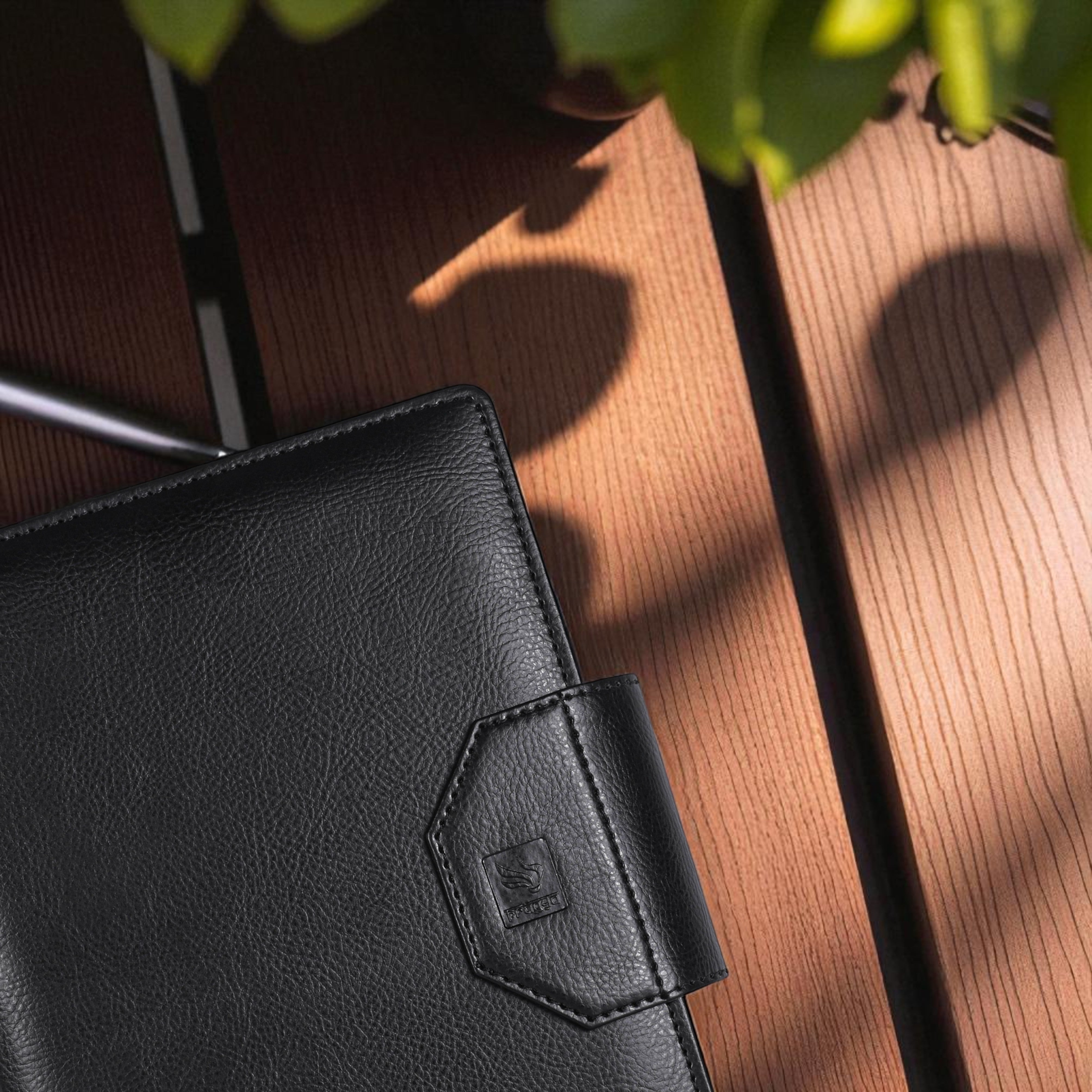 Pragya Premium A4 Leatherette Office Folder with Diary Notebook, Refillable Executive Organizer, Card & ID Slots, Pen Loop, Magnetic Closure – Ideal for Corporate Office Use & Documents