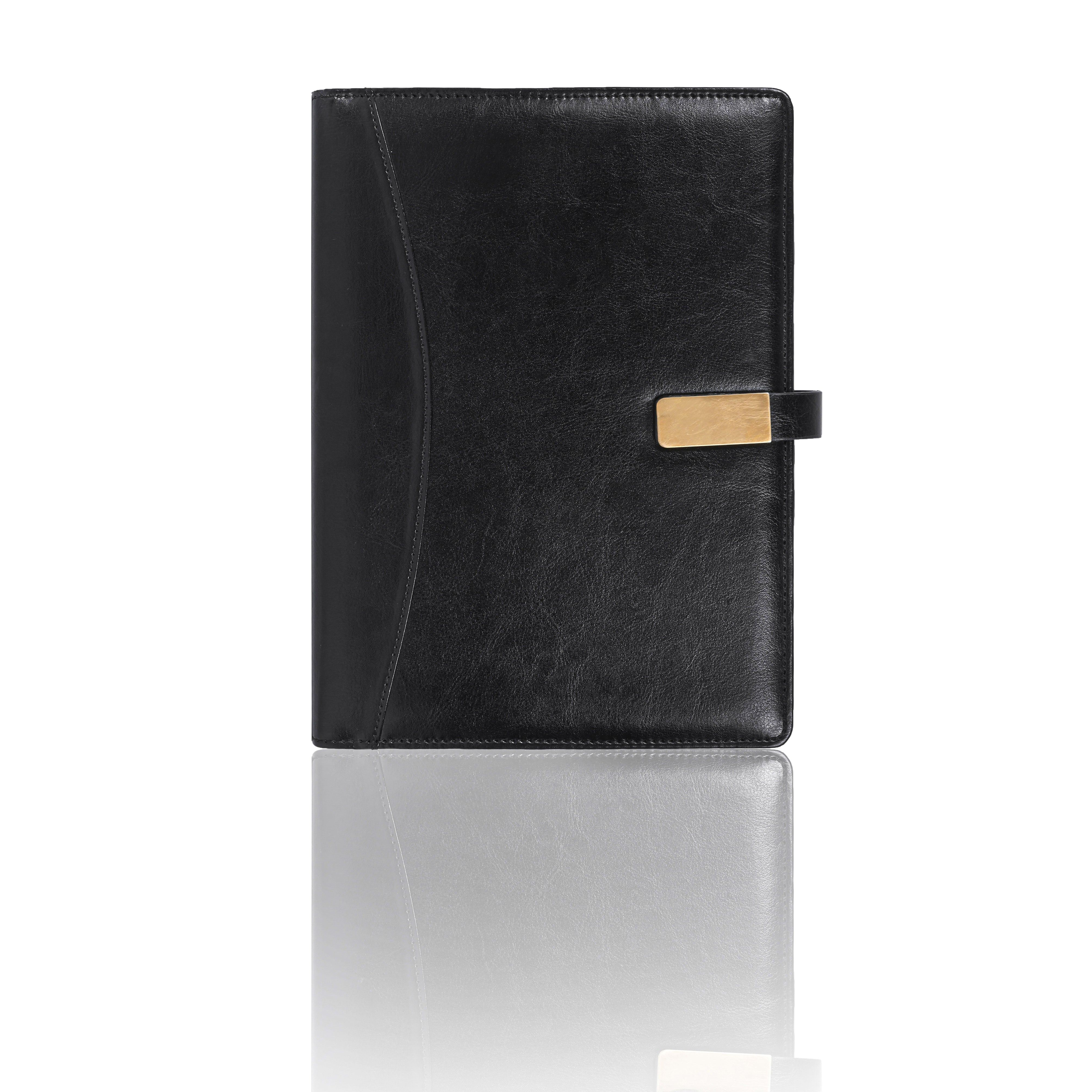 Pragya Premium Leatherette Organizer | B5 Size (17.5x25 cm) | Includes 1 Premium Notebook | Magnetic Closure | Multi-Pocket Design for Cards & Documents | Professional Business Planner