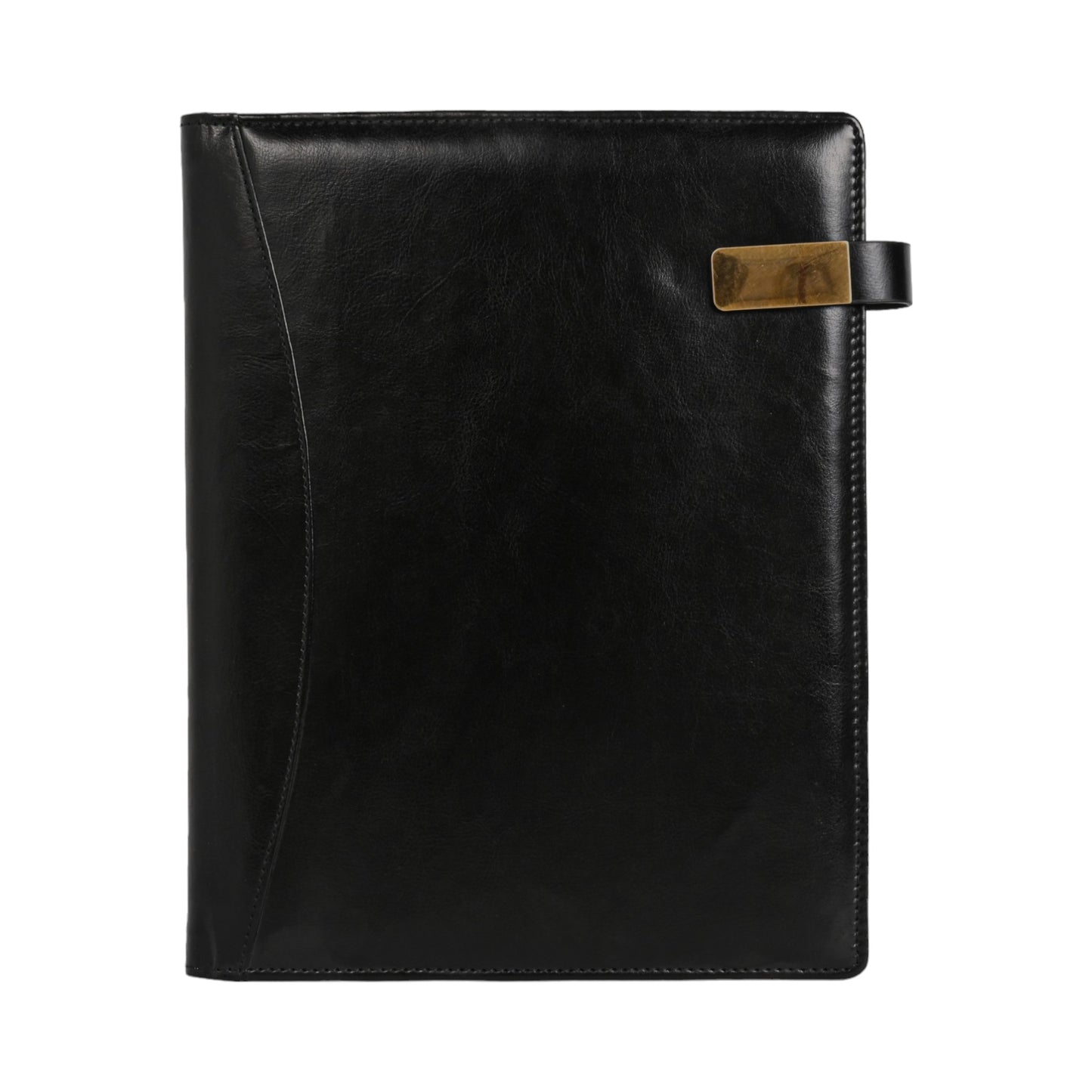 PRAGYA Elite Collection Leatherette Desk Organizer with Refillable Notepad (B5 Size Notepad) – Multi-Pocket Design for Cards and Accessories