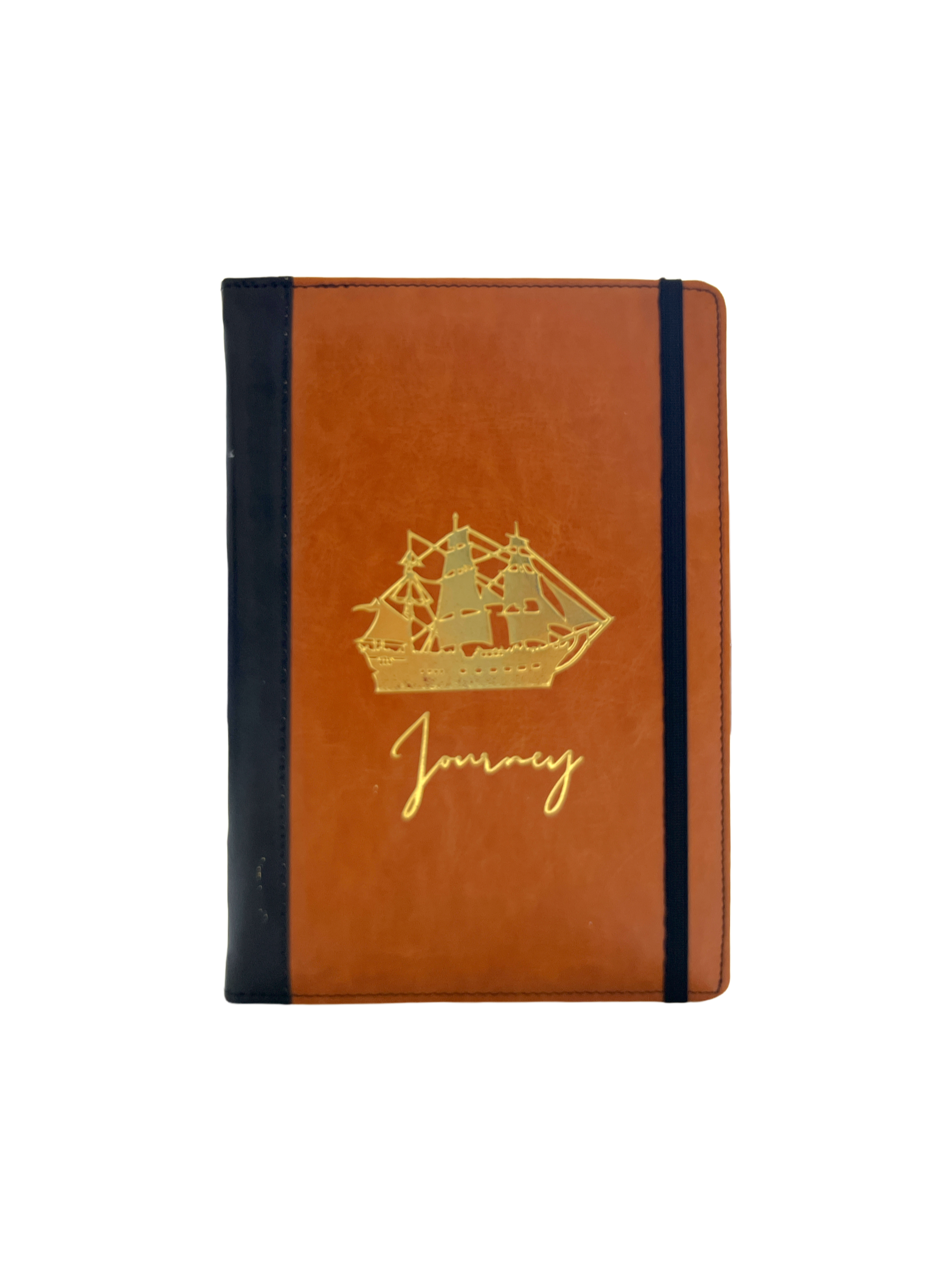 Pragya A5 Notebook (192 Pages, Ruled) Leatherette Padded Hard Cover- Elastic Closure