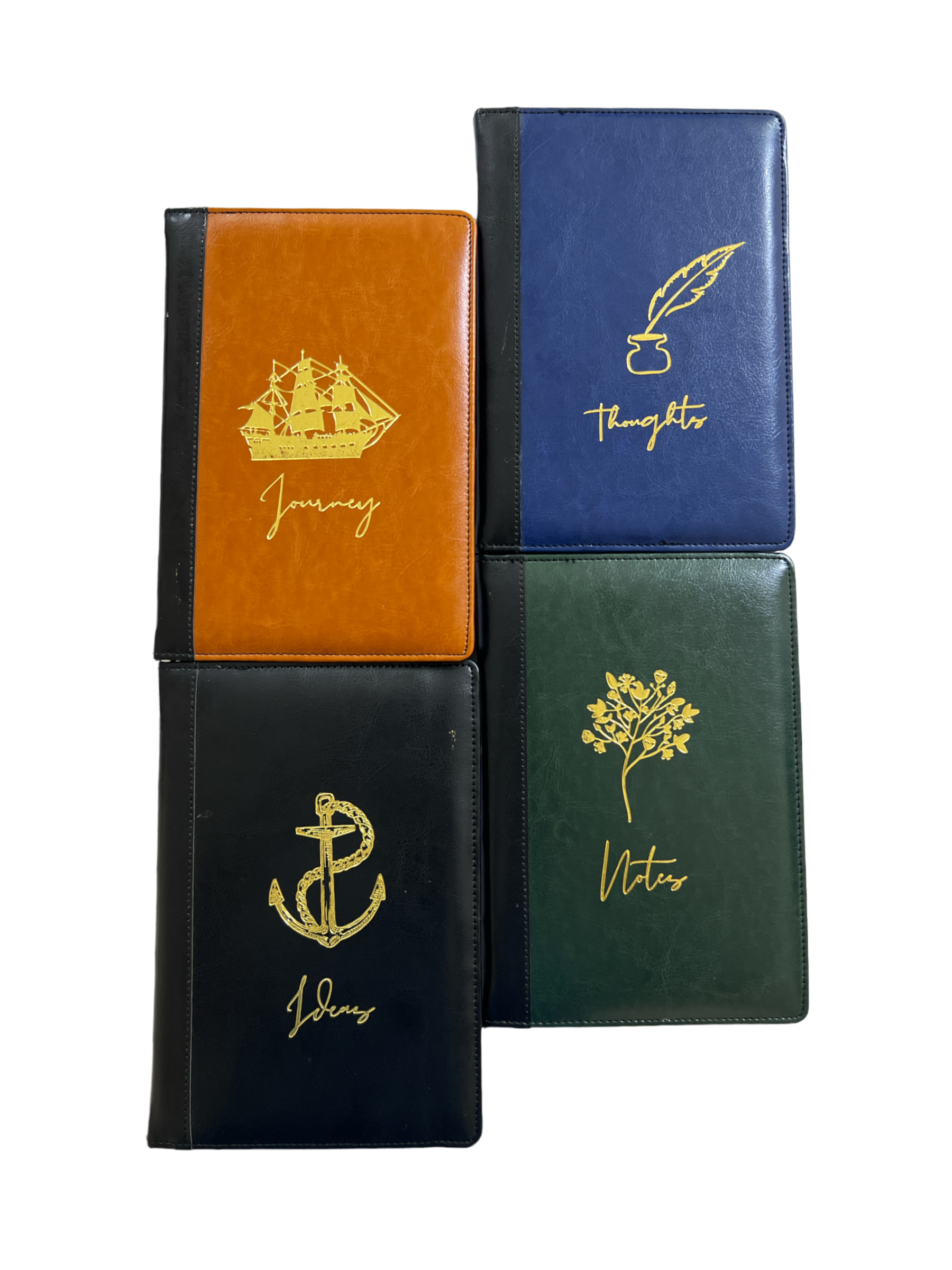 Pragya A5 Notebook (192 Pages, Ruled) Leatherette Padded Hard Cover- Elastic Closure