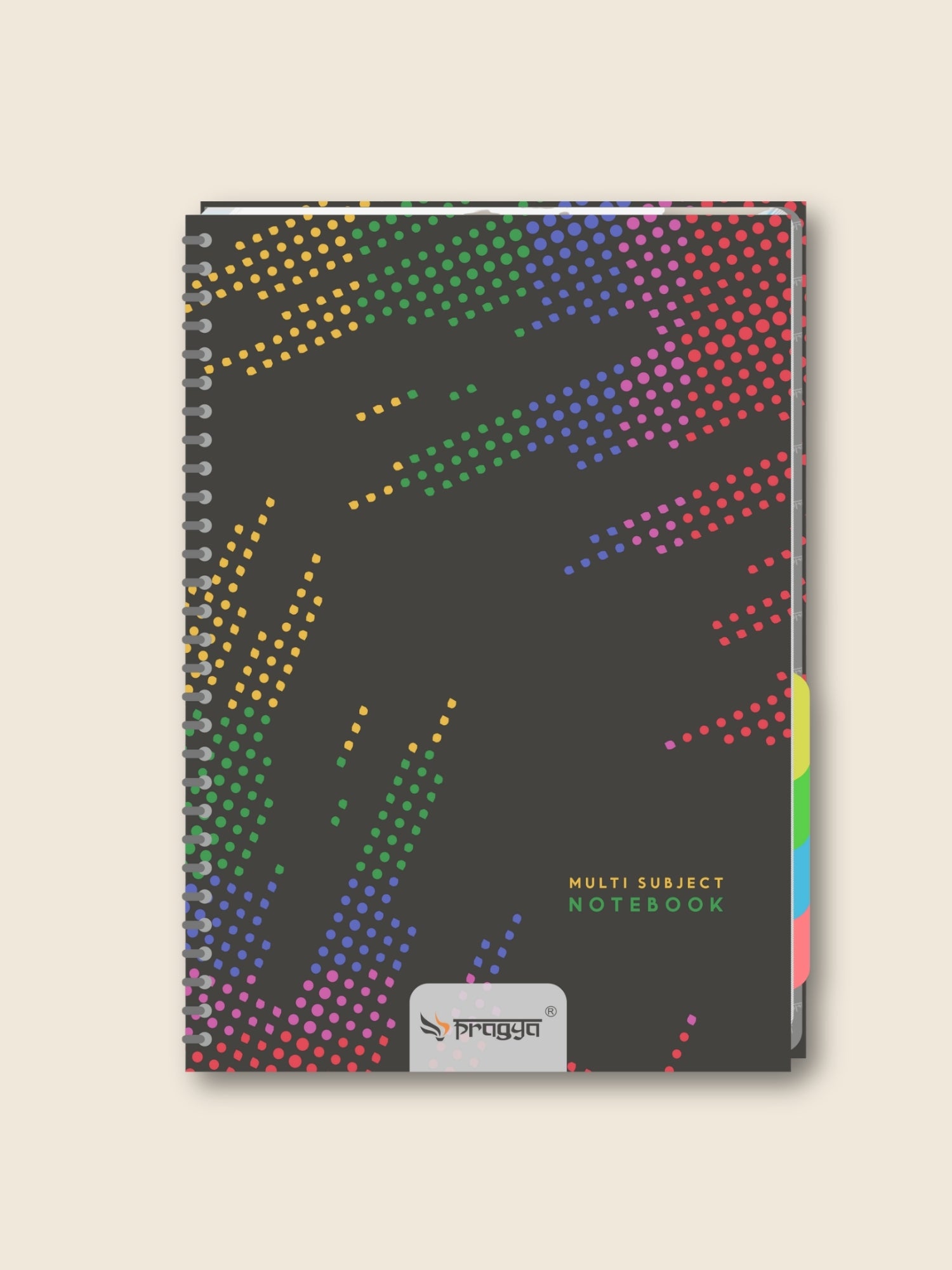 Elite Collections Wire O Notebook – 5 Subject | 300 Pages | Hard Cover | Pack of 6