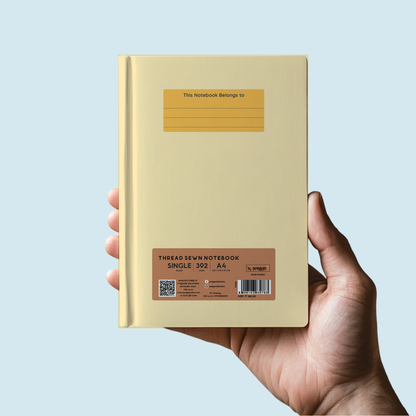 Pragya A4 Notebook (392 Pages, Ruled) Thread Sewn Soft Cover  |  Pack of 2