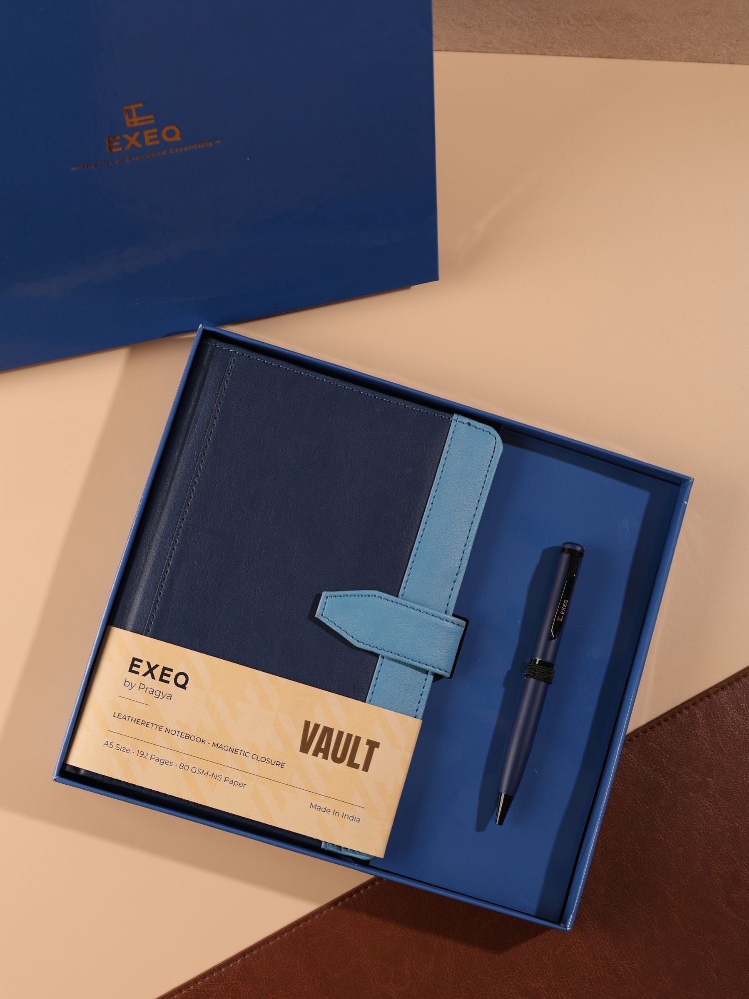 Blue Vault Notebook & Pen Combo Kit