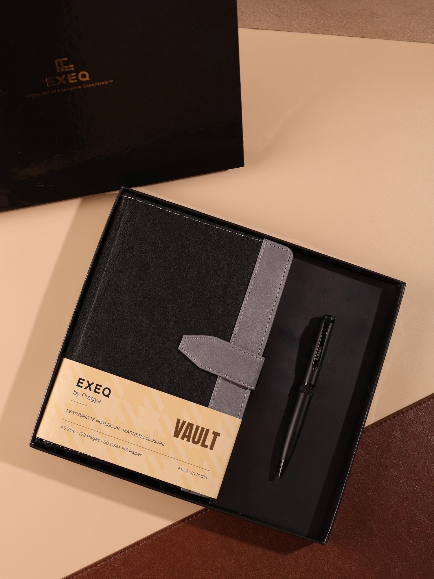 Black Vault Notebook & Pen Combo Kit